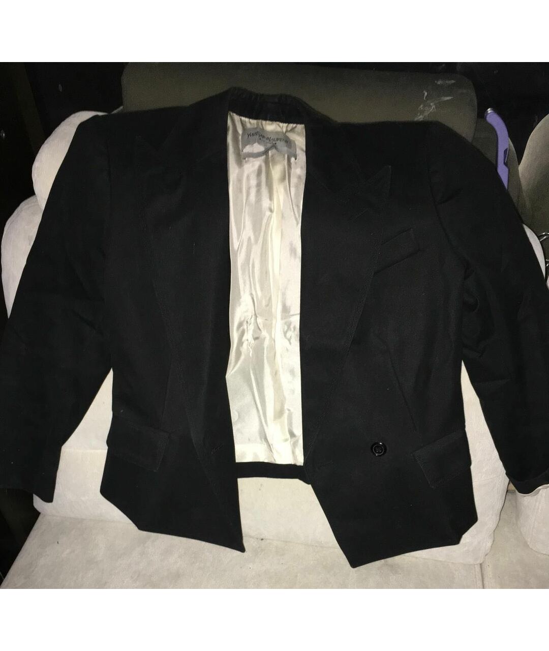 LOUIS VUITTON PRE-OWNED Черный хлопковый жакет/пиджак, фото 3