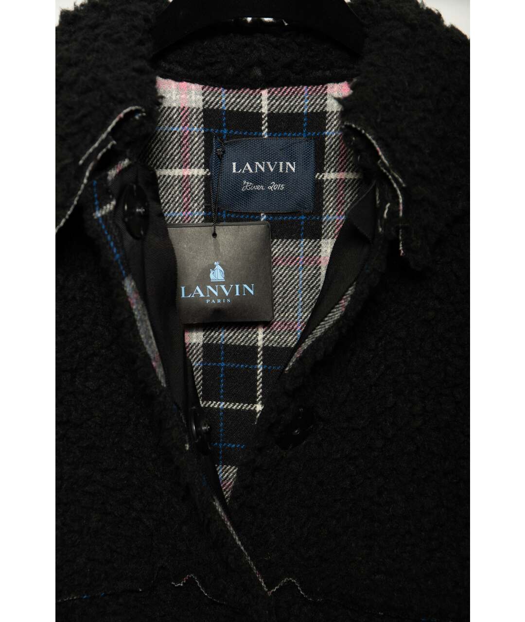 LANVIN Черное пальто, фото 3