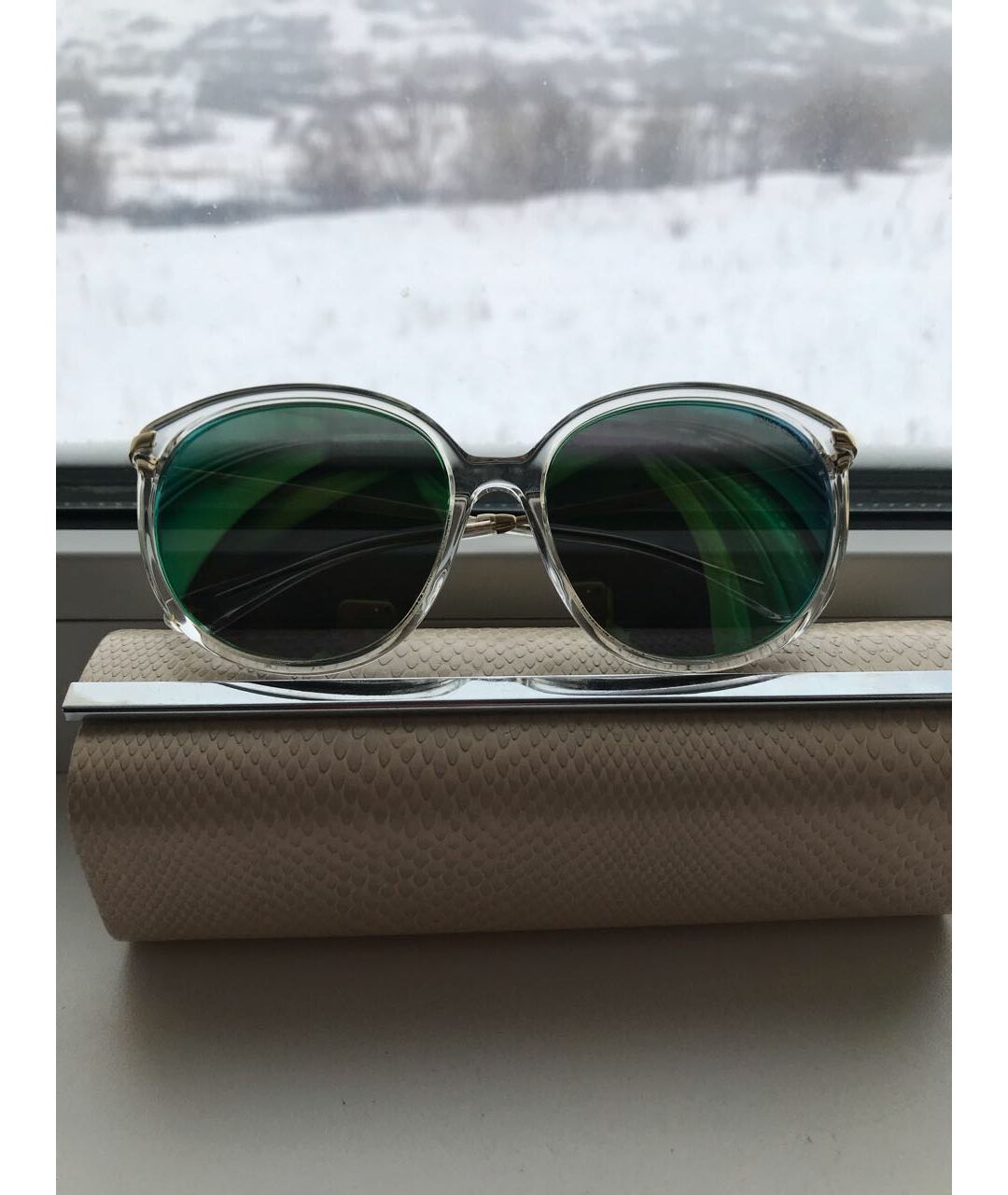 JIMMY CHOO Пластиковые солнцезащитные очки, фото 8