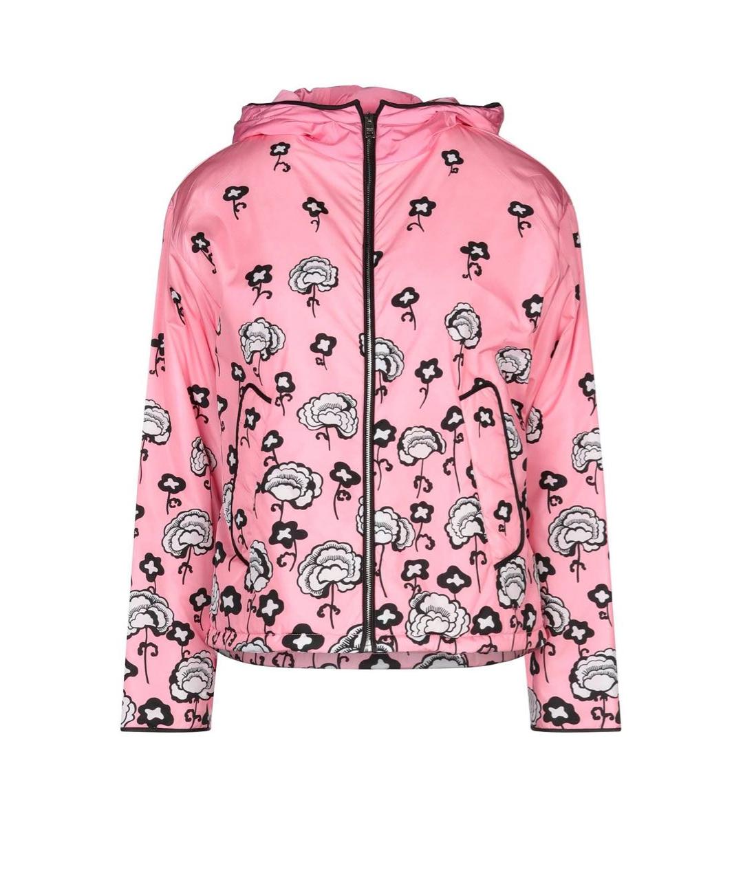 PRADA Розовая полиамидовая куртка, фото 7