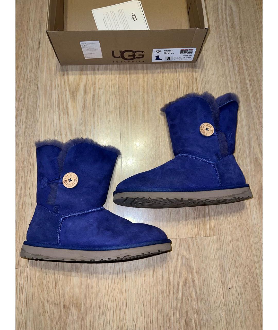 UGG AUSTRALIA Синие ботинки, фото 9