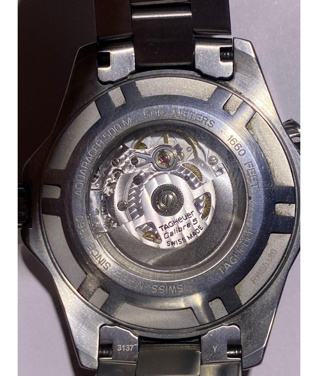 TAG HEUER Серебряные металлические часы, фото 2