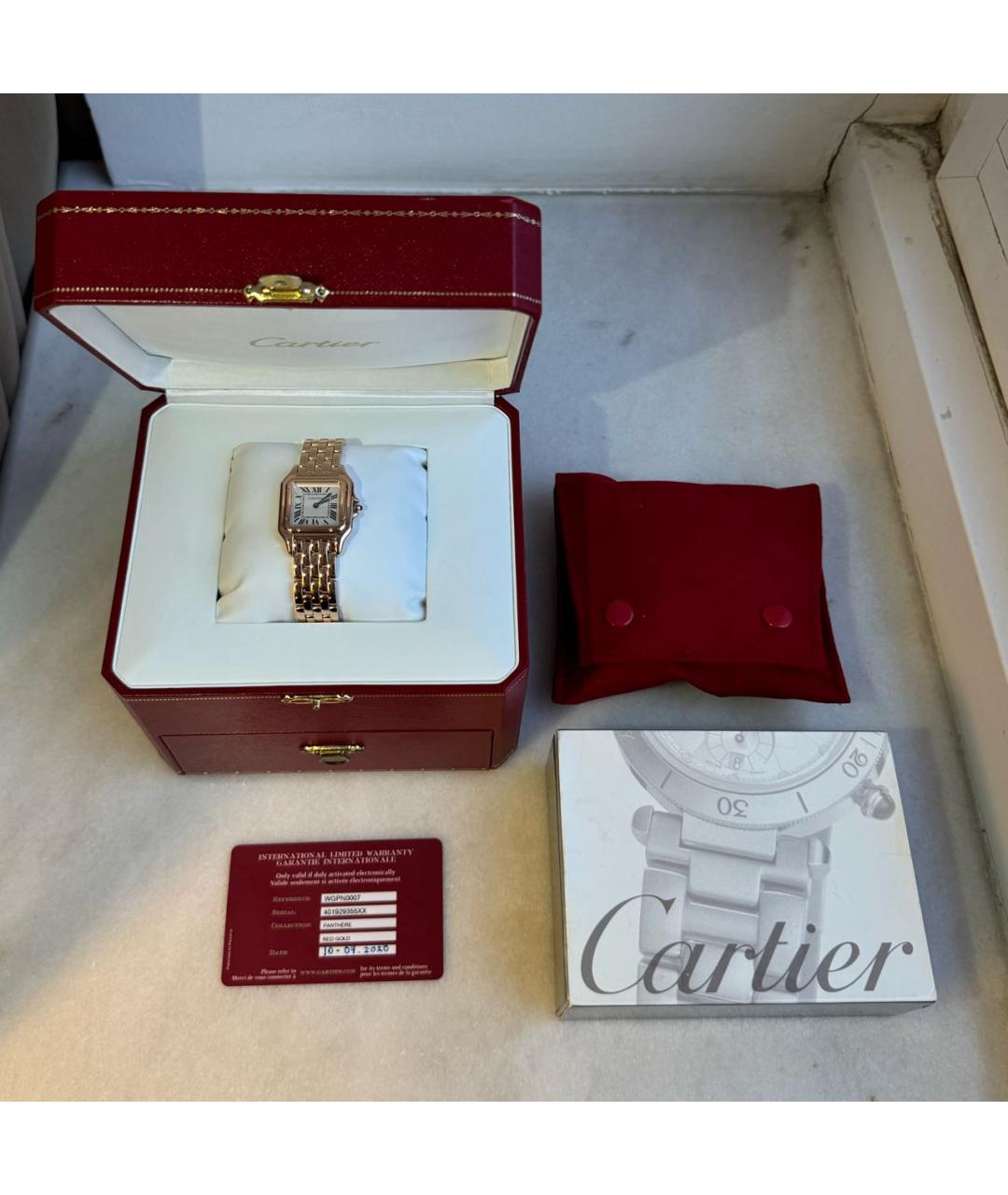 CARTIER Золотые часы из розового золота, фото 4