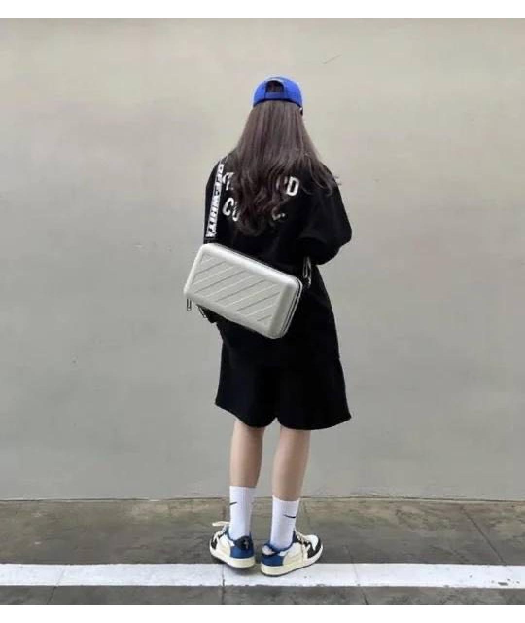 OFF-WHITE Серая дорожная/спортивная сумка, фото 4