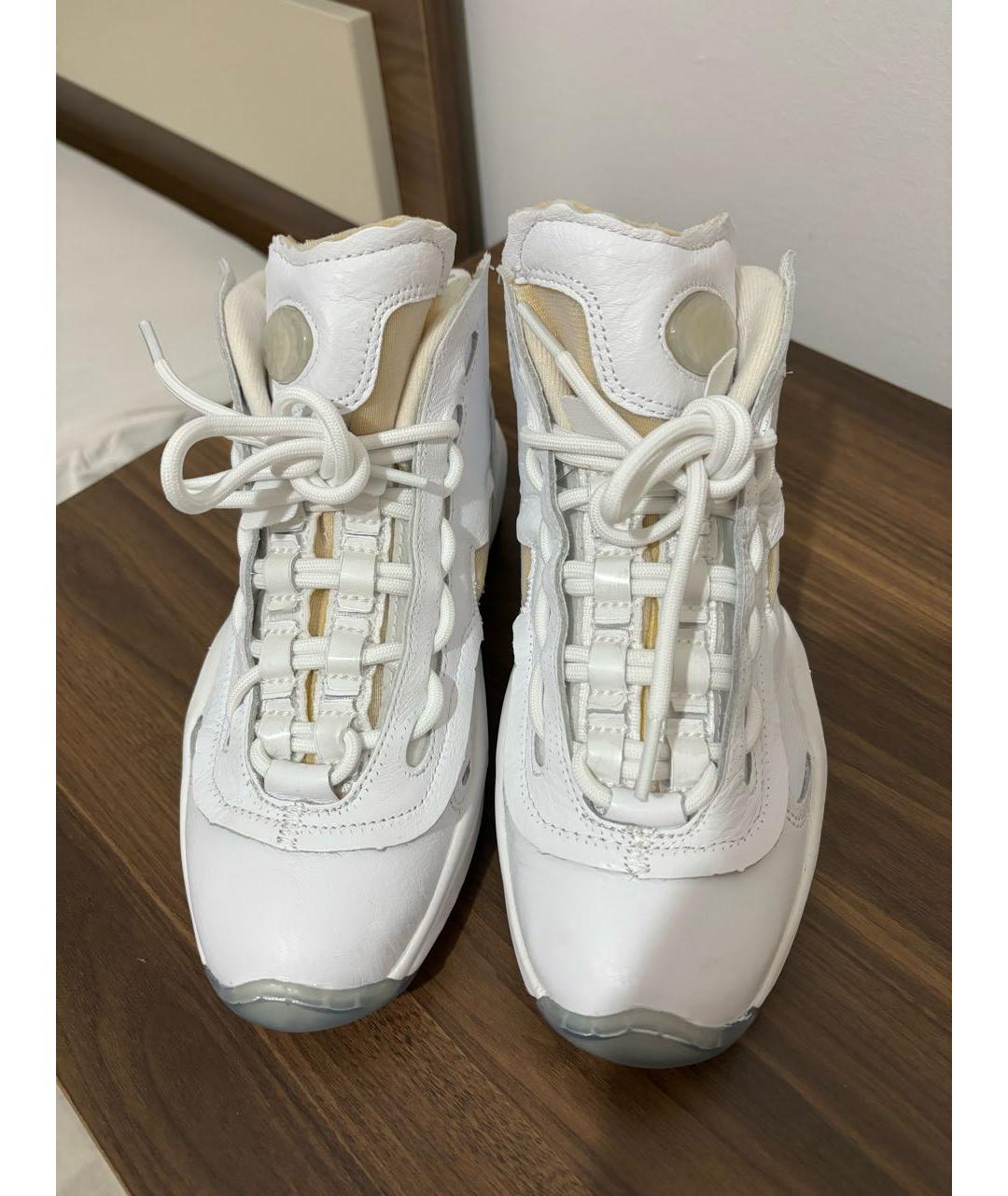 REEBOK Белые кожаные кроссовки, фото 2