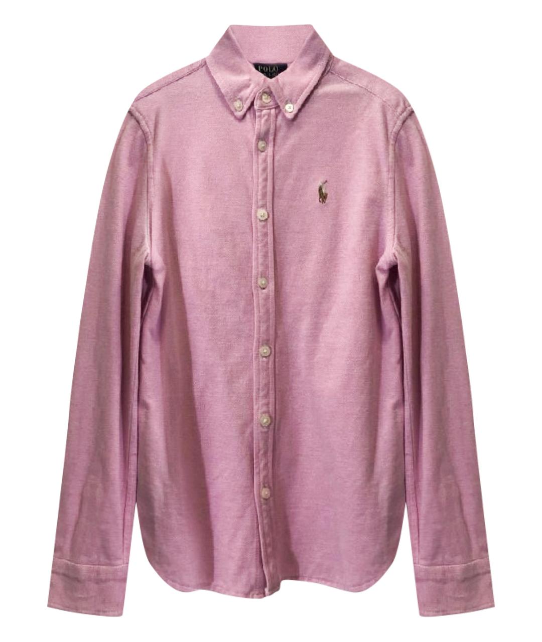 RALPH LAUREN Розовая хлопковая рубашка/блузка, фото 1