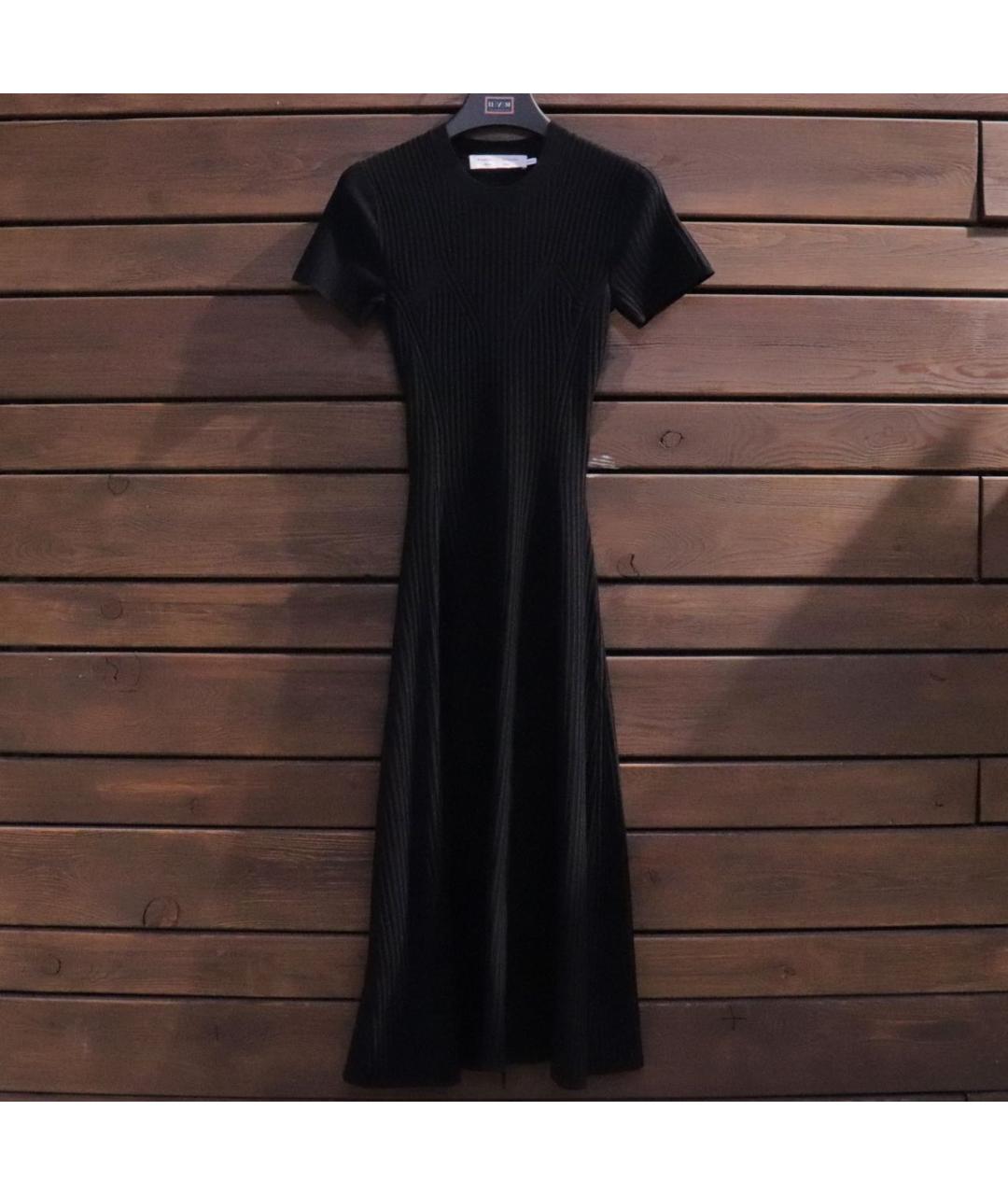 PROENZA SCHOULER Черное вискозное повседневное платье, фото 5