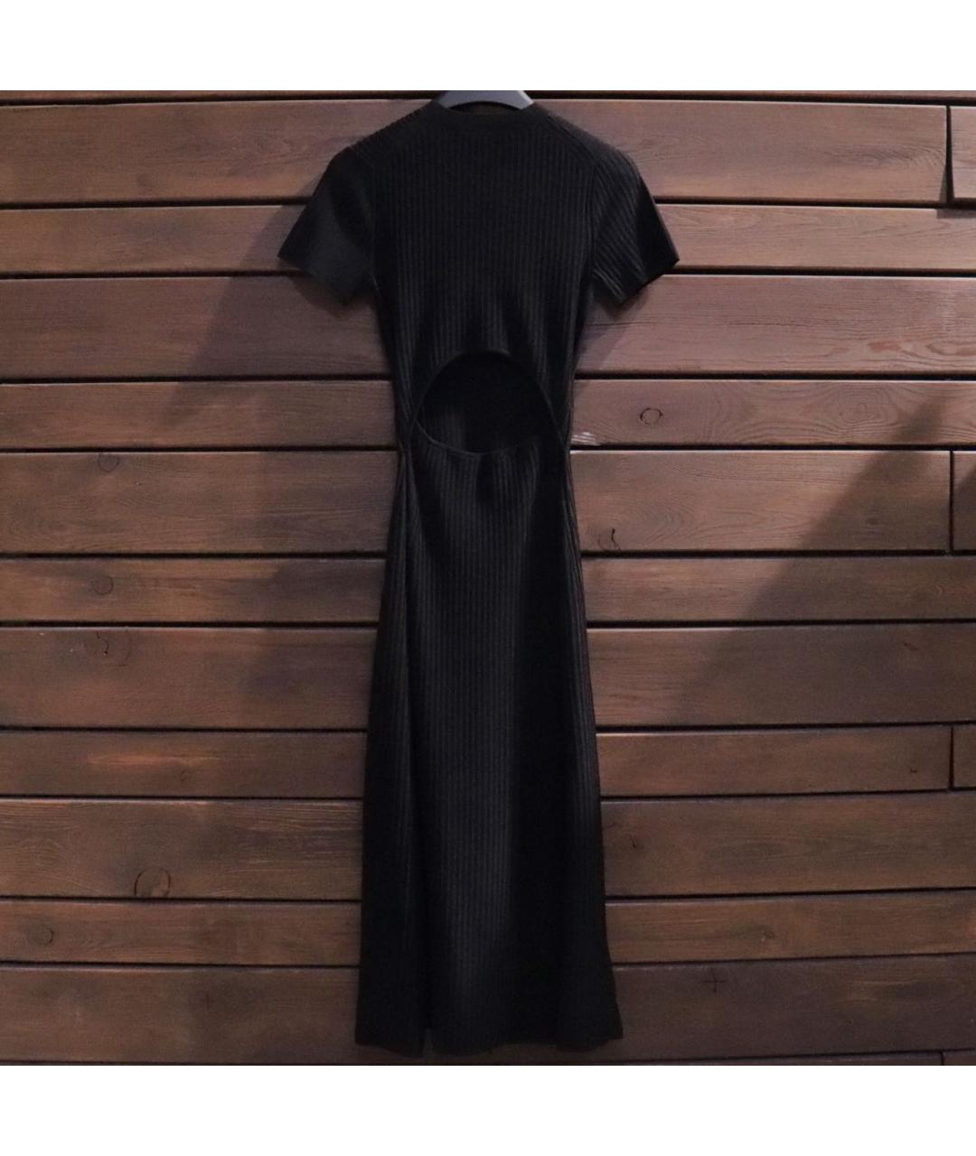 PROENZA SCHOULER Черное вискозное повседневное платье, фото 2