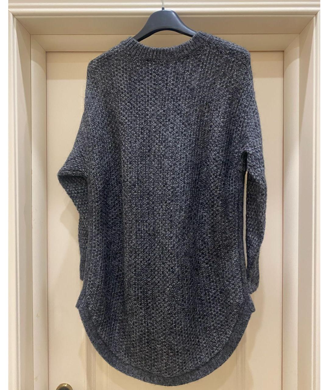 DKNY Антрацитовый шерстяной джемпер / свитер, фото 2