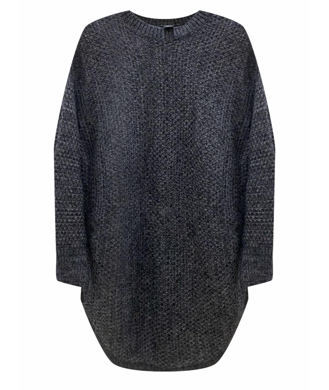 DKNY Антрацитовый шерстяной джемпер / свитер, фото 1