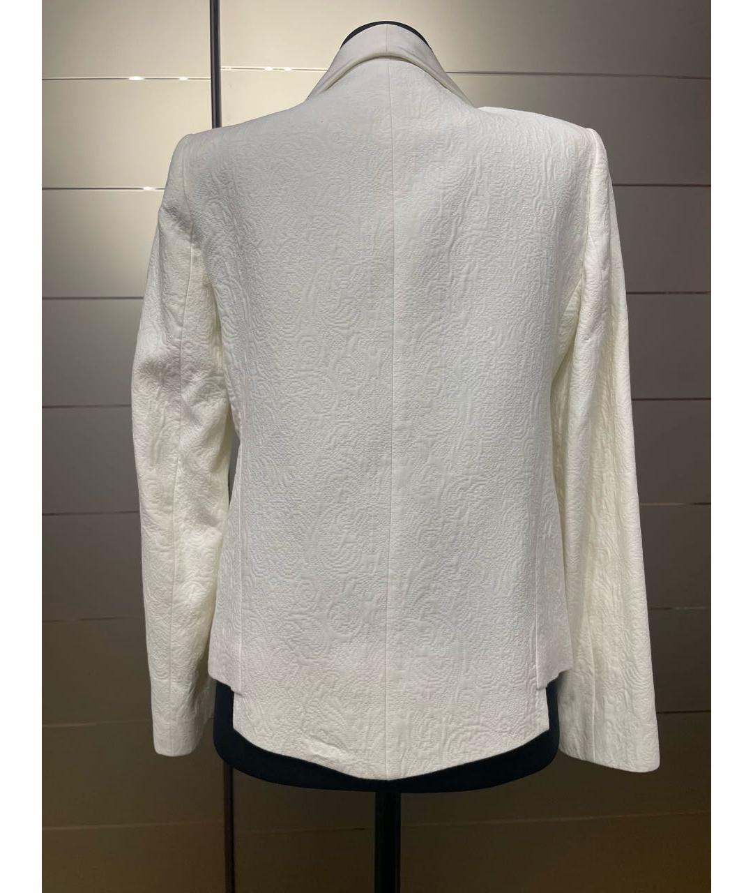 SANDRO Белый вискозный жакет/пиджак, фото 2