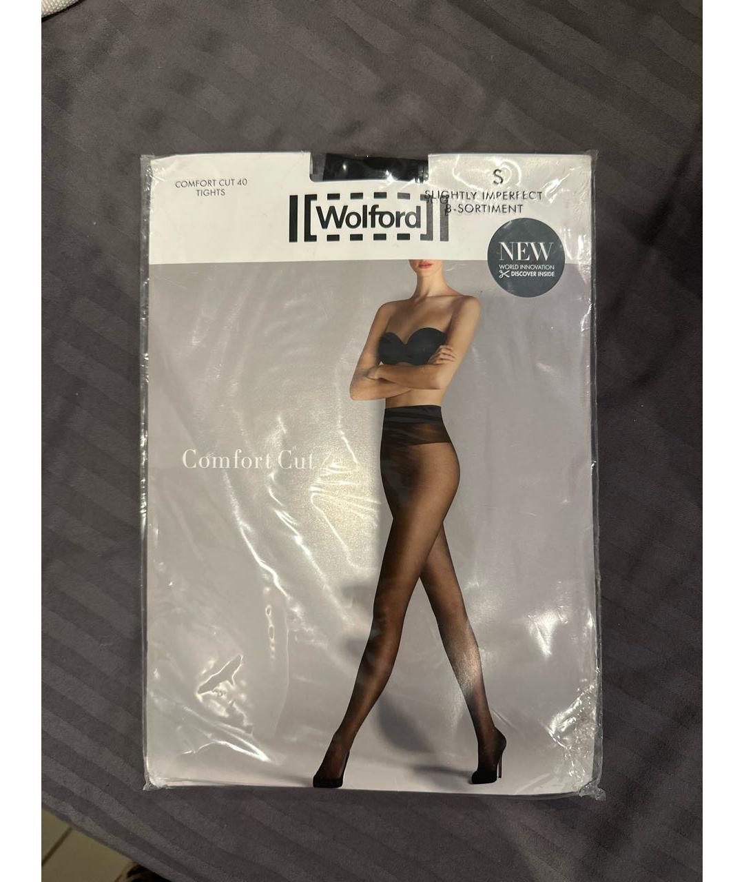 WOLFORD Черные носки, чулки и колготы, фото 3