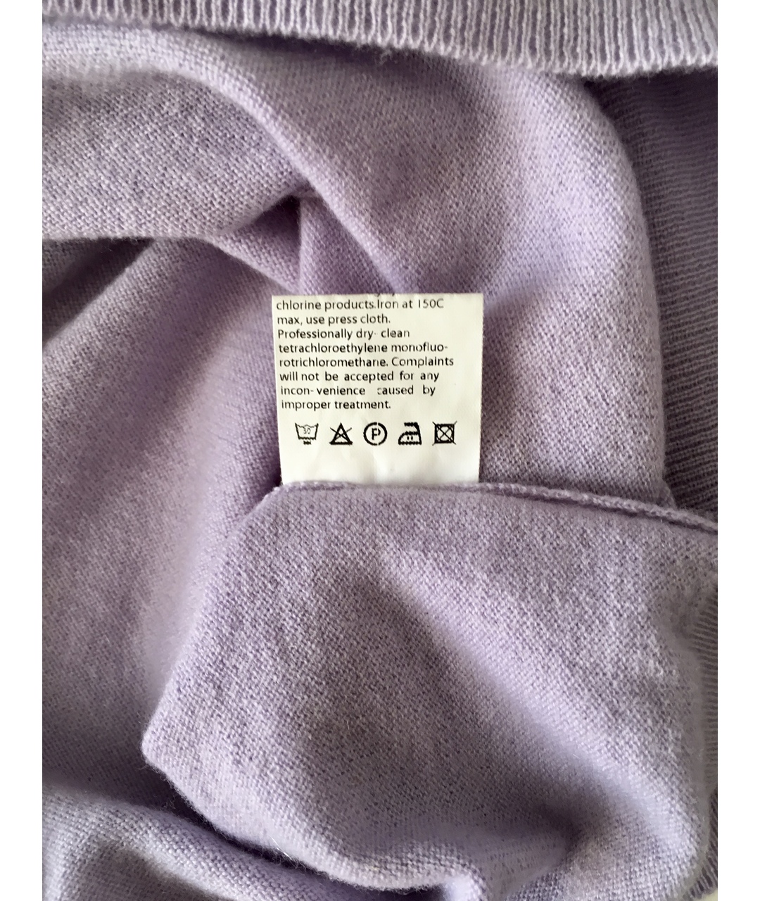 BILANCIONI Фиолетовый кашемировый джемпер / свитер, фото 6