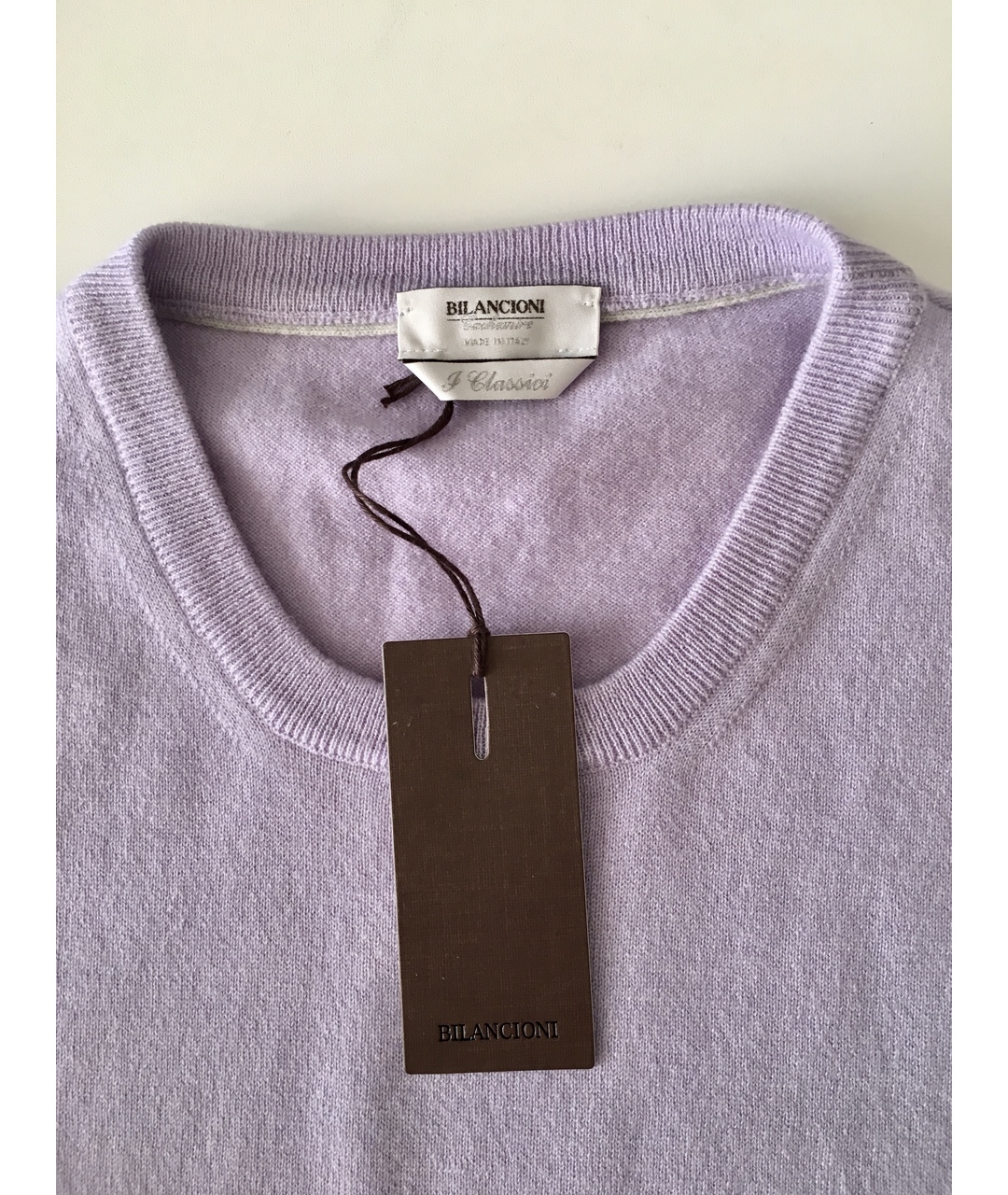 BILANCIONI Фиолетовый кашемировый джемпер / свитер, фото 3