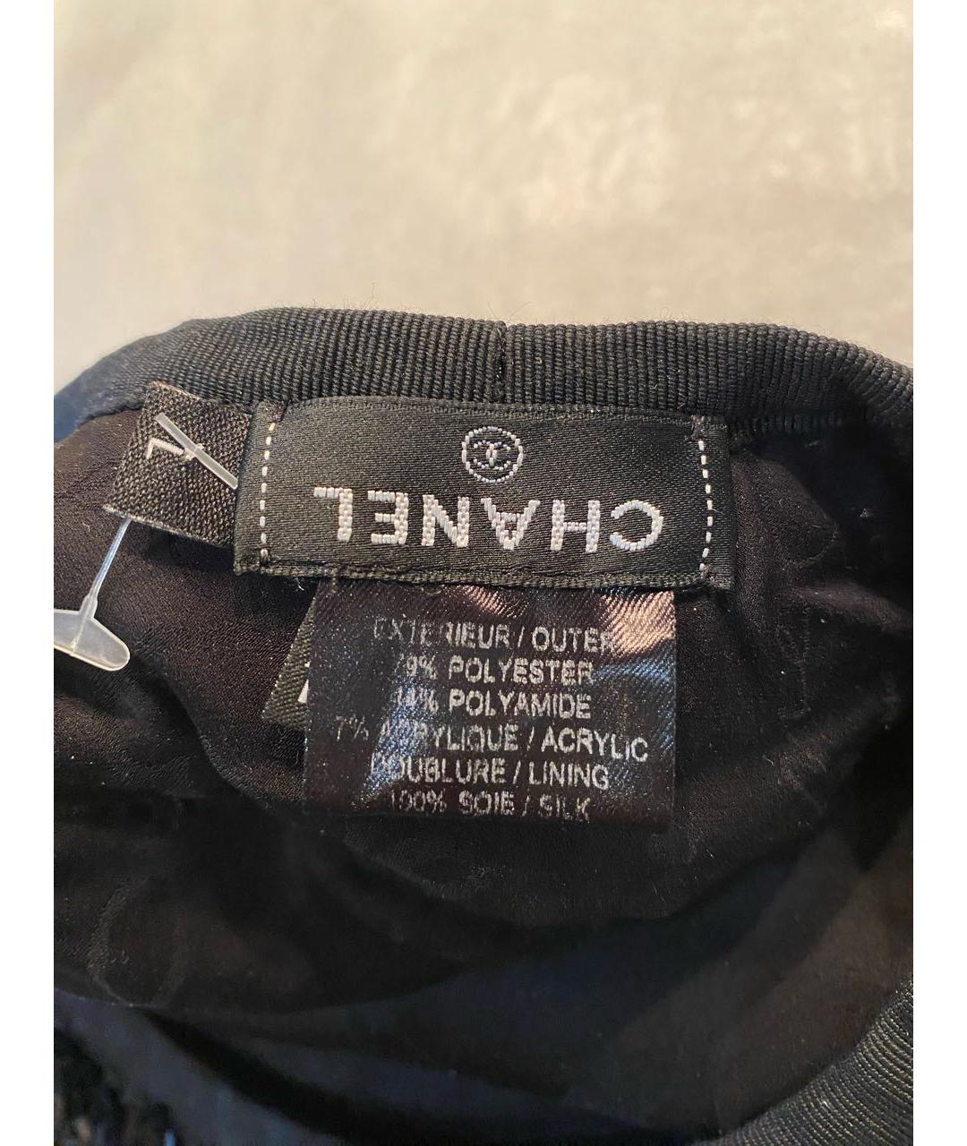 CHANEL Черная шапка, фото 5