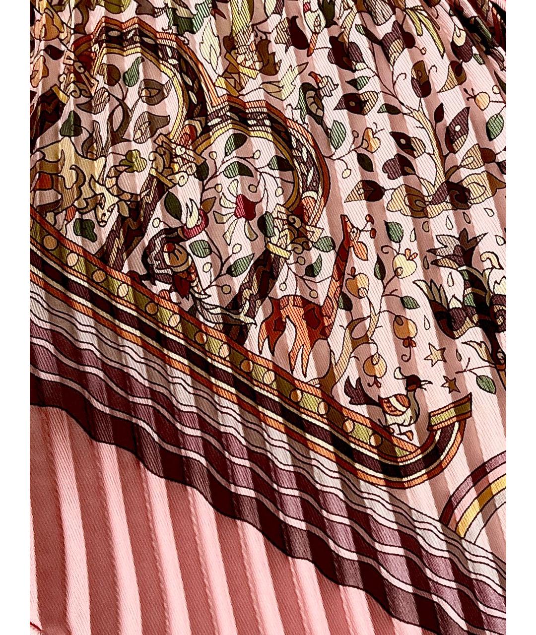 HERMES Мульти шелковый платок, фото 2