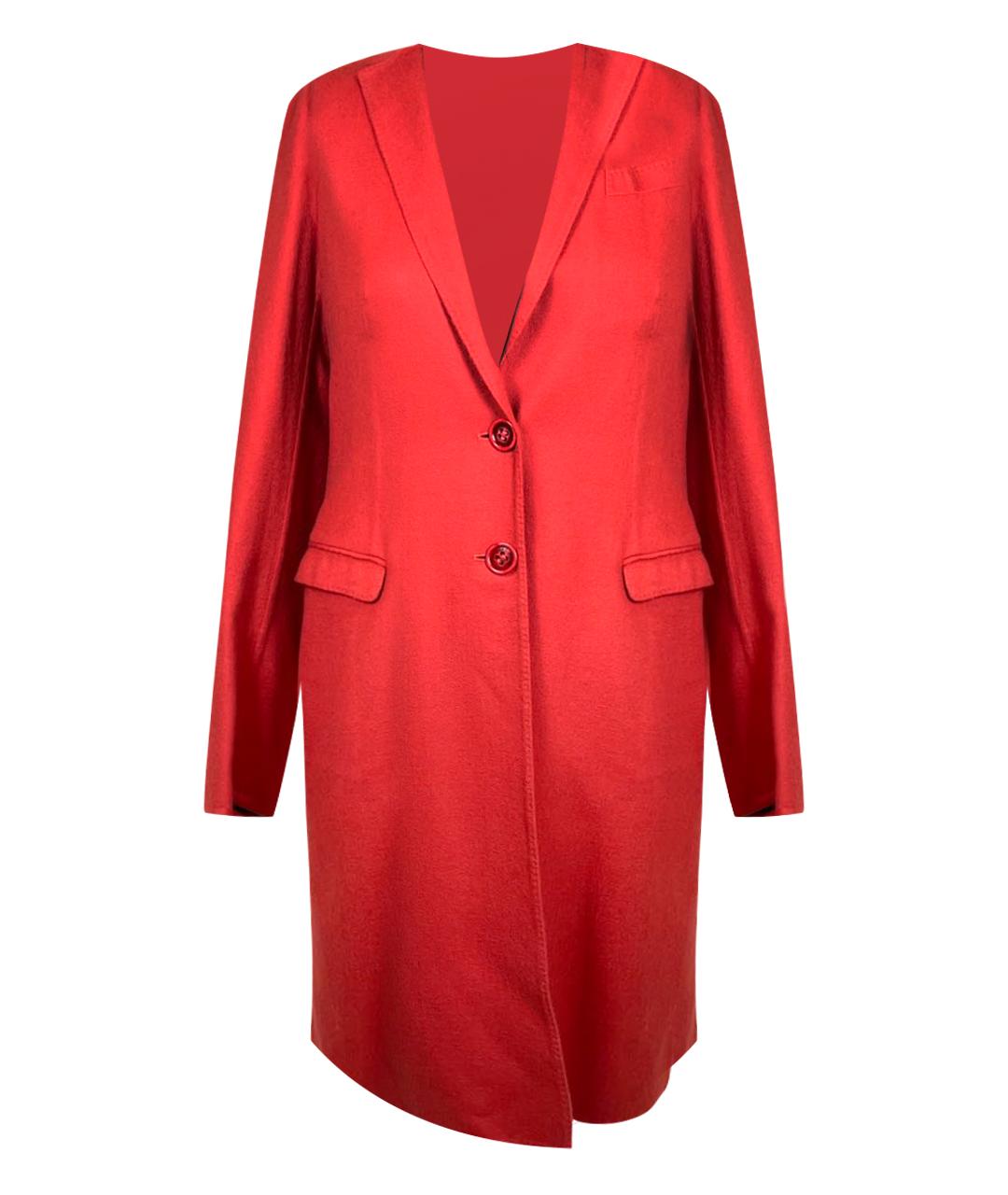 LORO PIANA Красное кашемировое пальто, фото 7