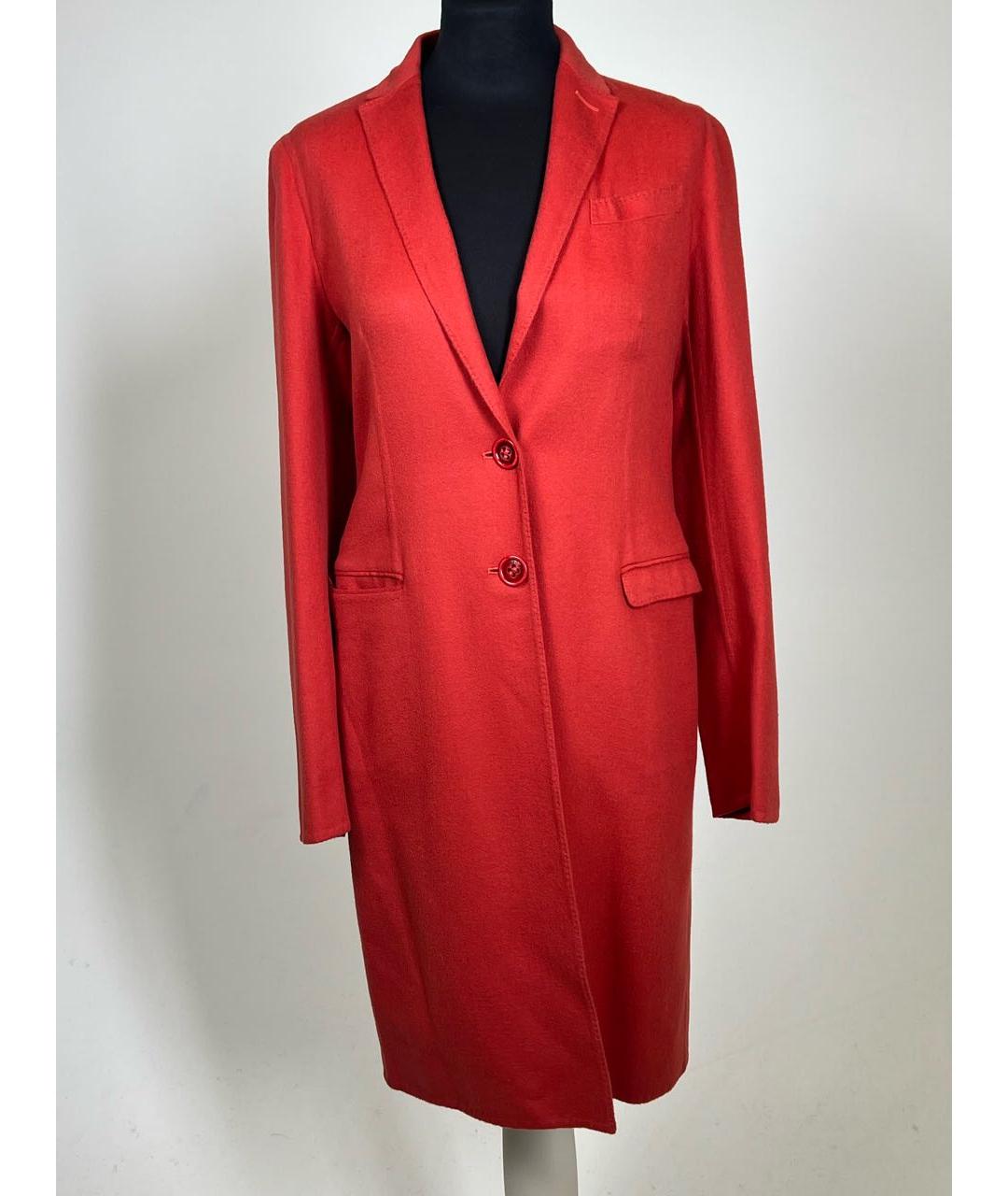 LORO PIANA Красное кашемировое пальто, фото 6