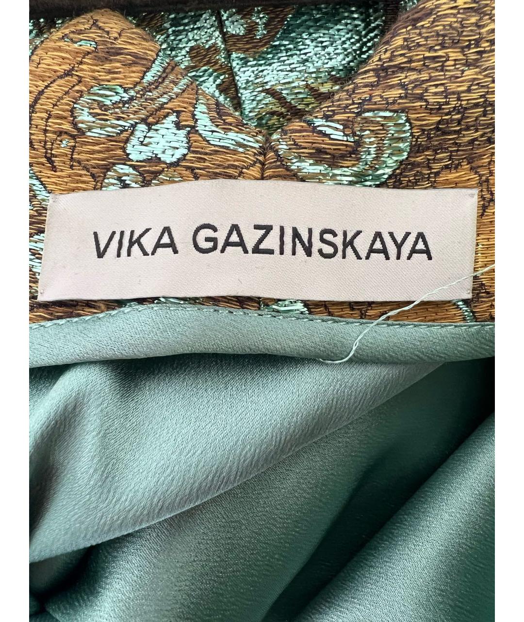 VIKA GAZINSKAYA Зеленый костюм с брюками, фото 3
