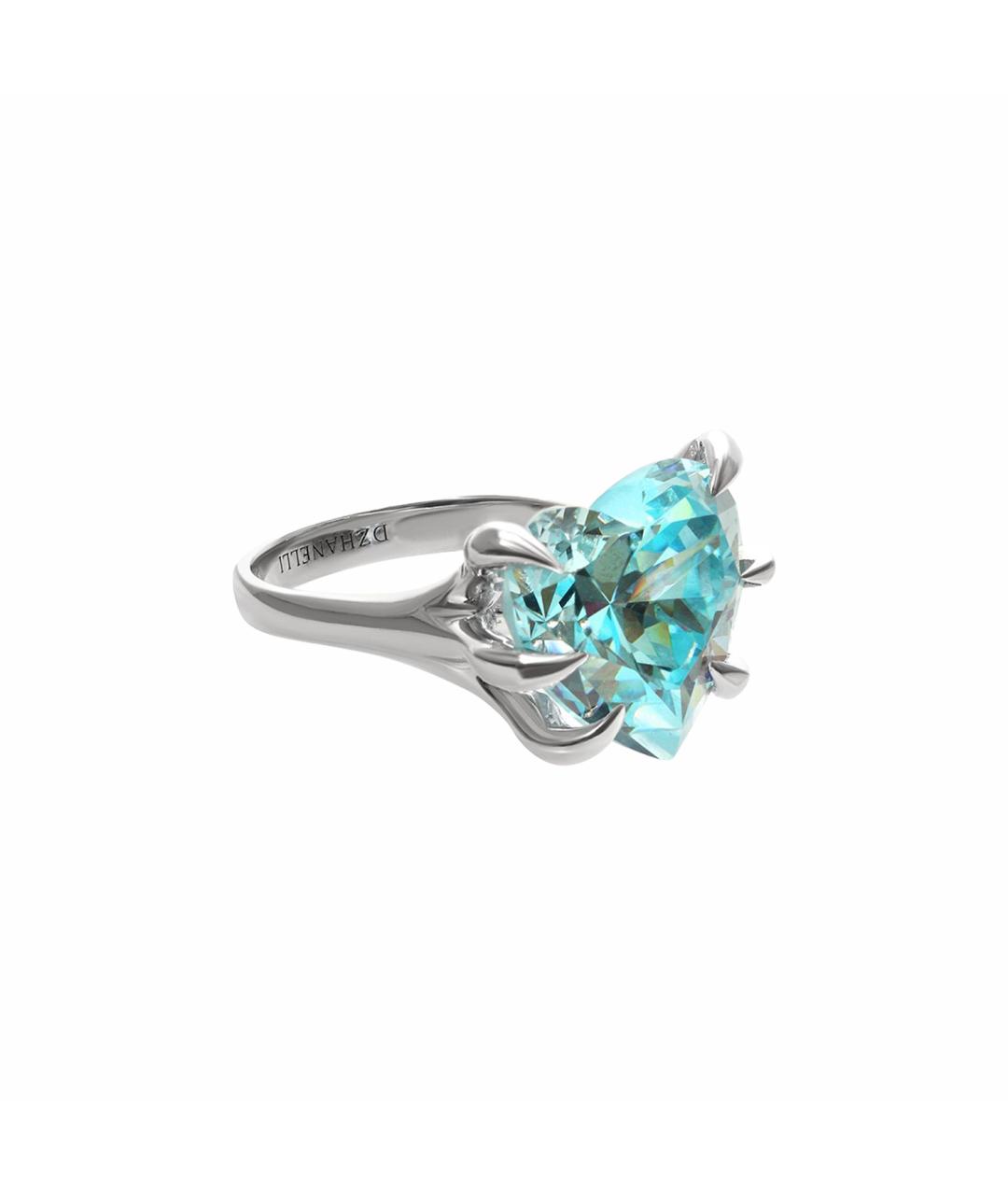 DZHANELLI JEWELLERY Голубое серебряное кольцо, фото 1