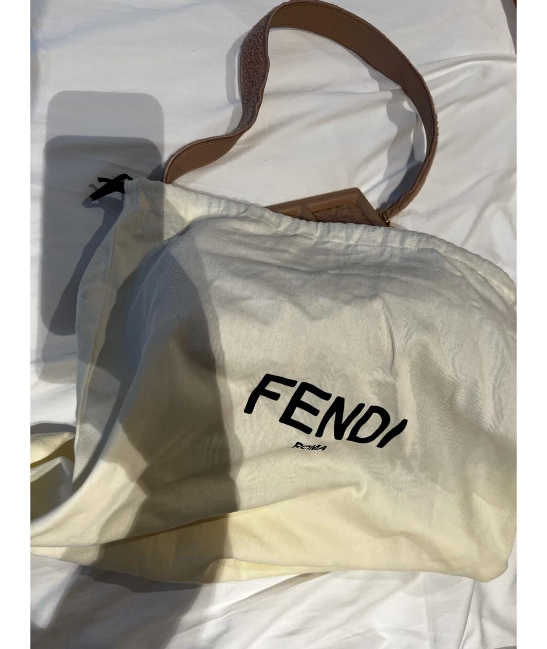 FENDI Розовая сумка через плечо, фото 8