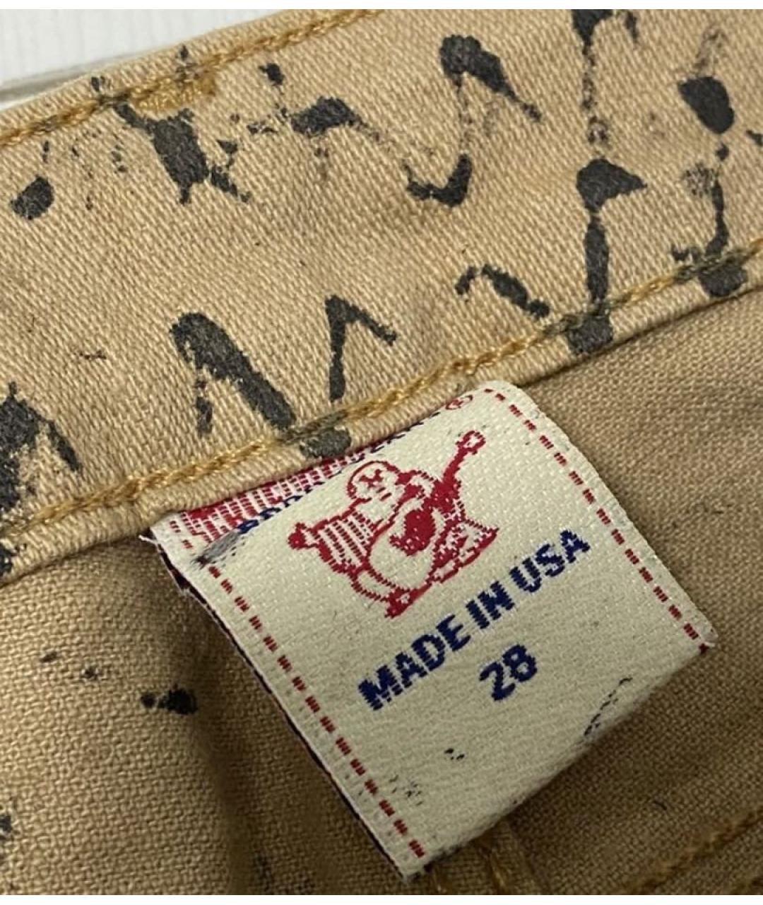 TRUE RELIGION Коричневые джинсы слим, фото 4