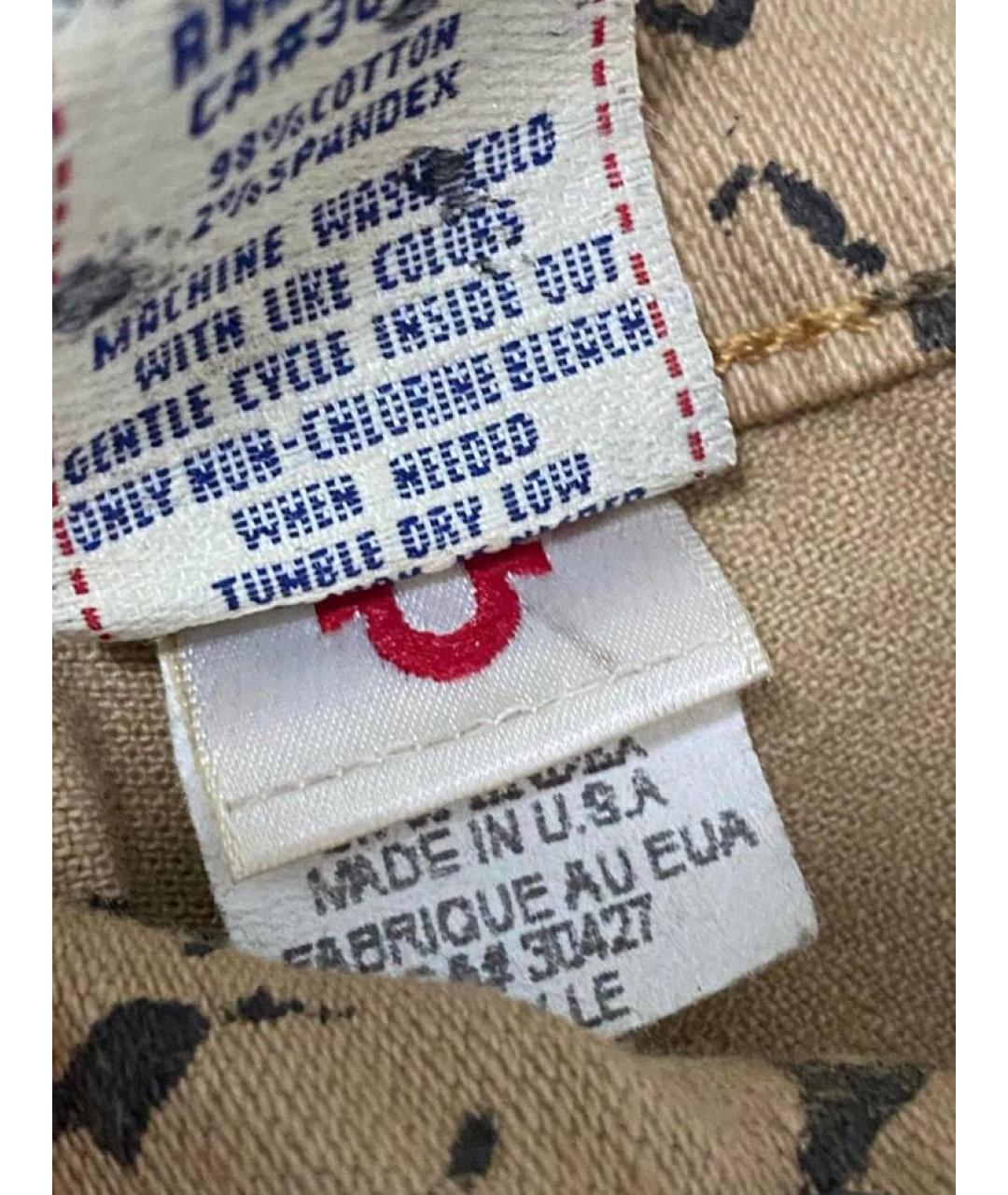 TRUE RELIGION Коричневые джинсы слим, фото 3