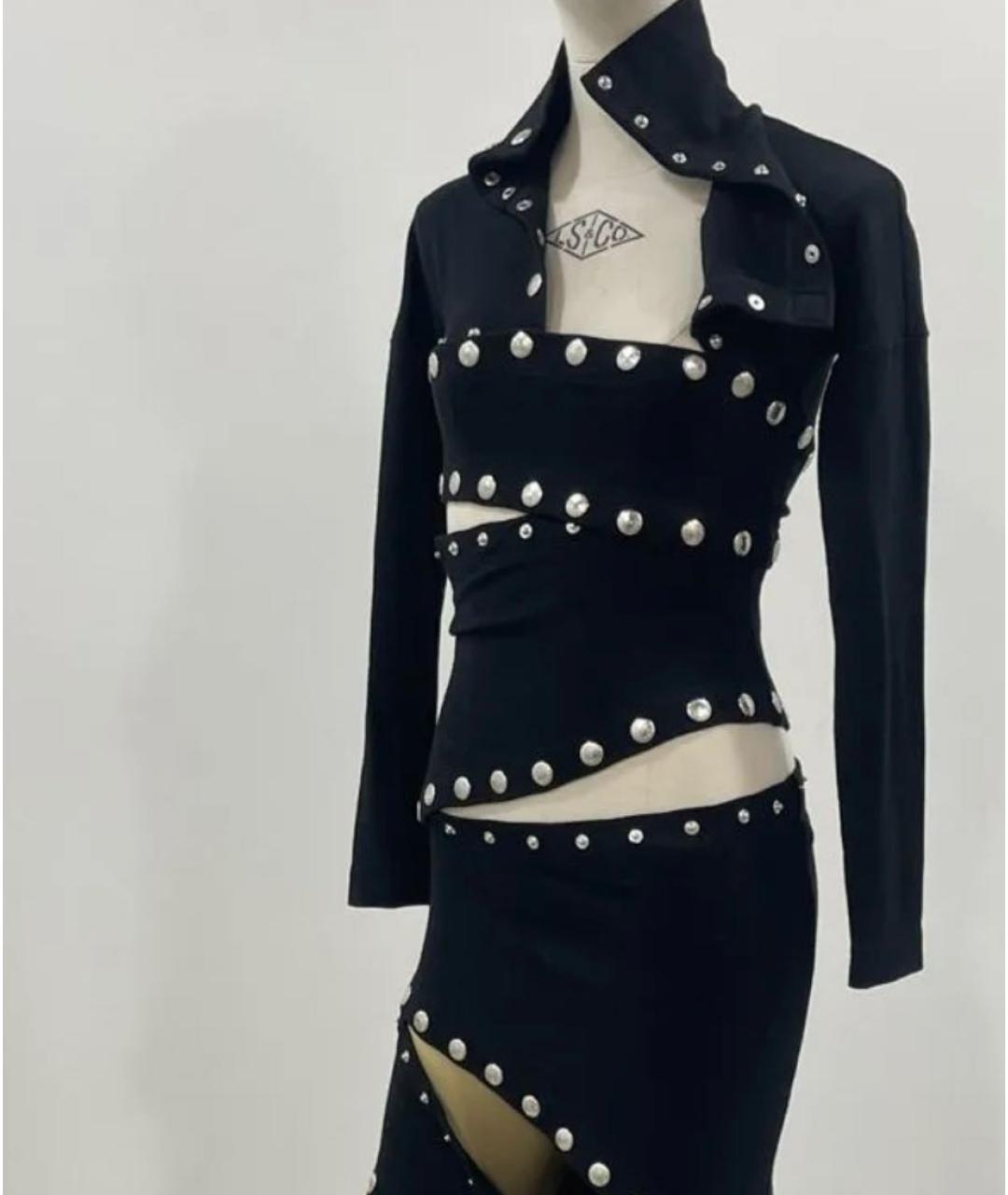 DOLCE&GABBANA Черное вечернее платье, фото 2