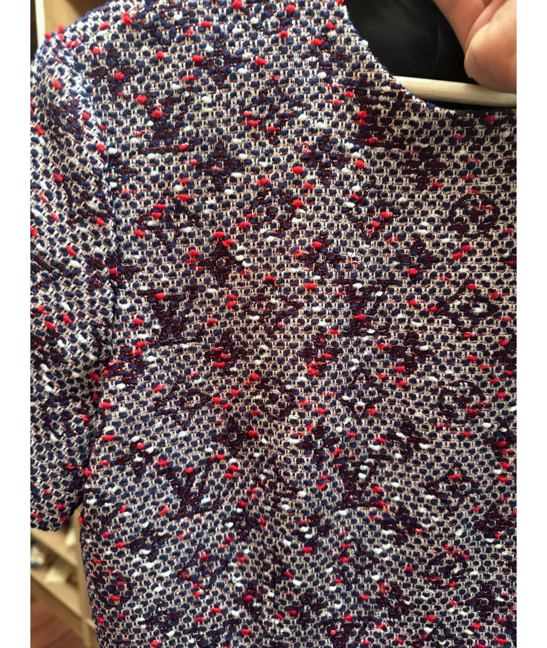 LOUIS VUITTON Мульти твидовое платье, фото 3