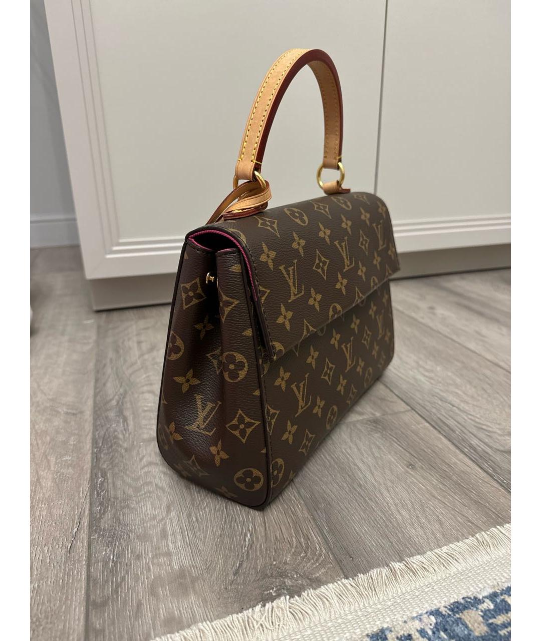 LOUIS VUITTON PRE-OWNED Коричневая сумка через плечо, фото 2