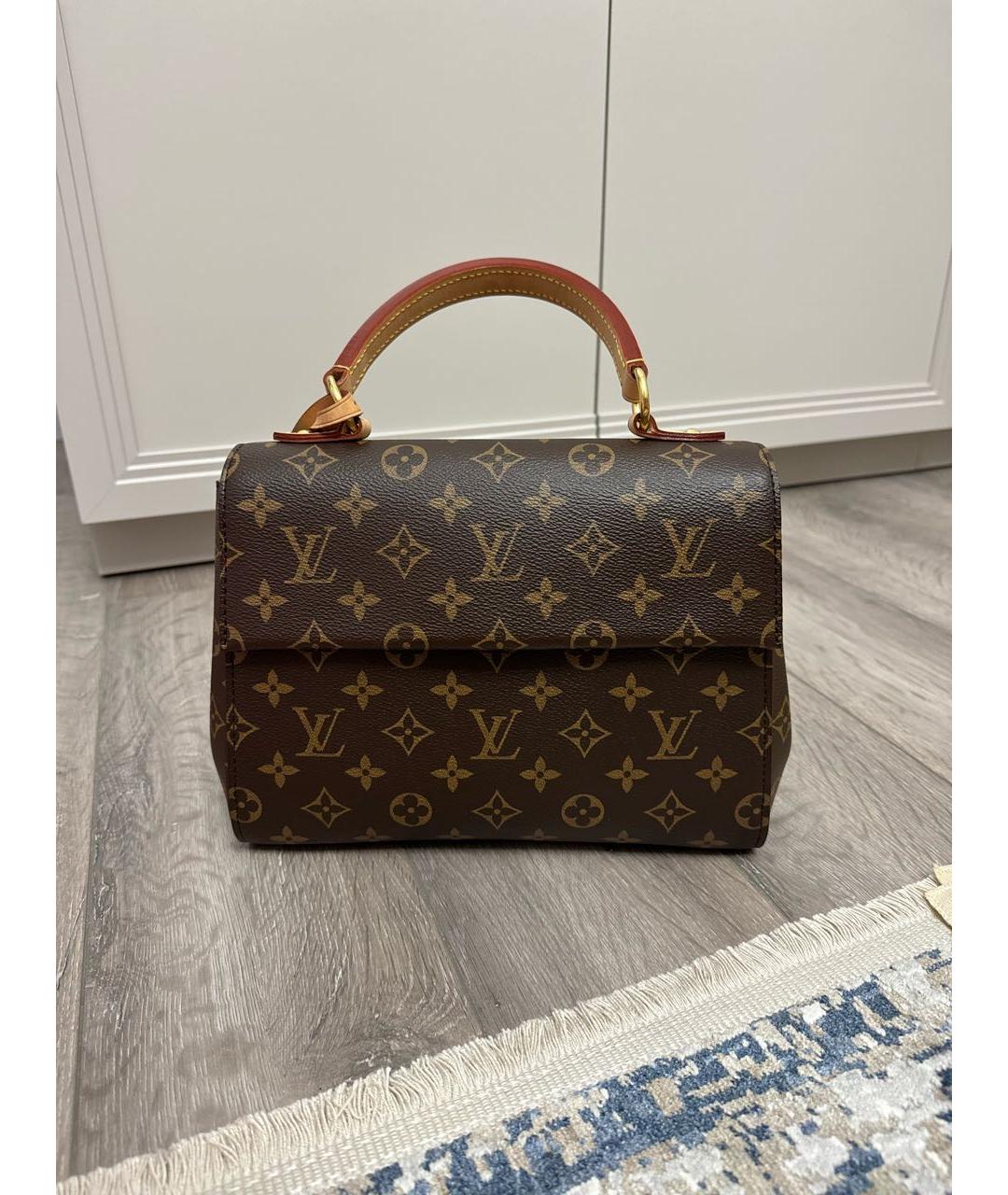 LOUIS VUITTON PRE-OWNED Коричневая сумка через плечо, фото 9