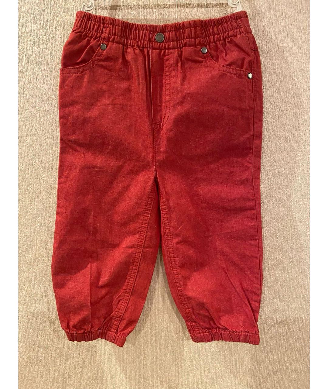 STELLA MCCARTNEY KIDS Коралловые хлопковые брюки и шорты, фото 9