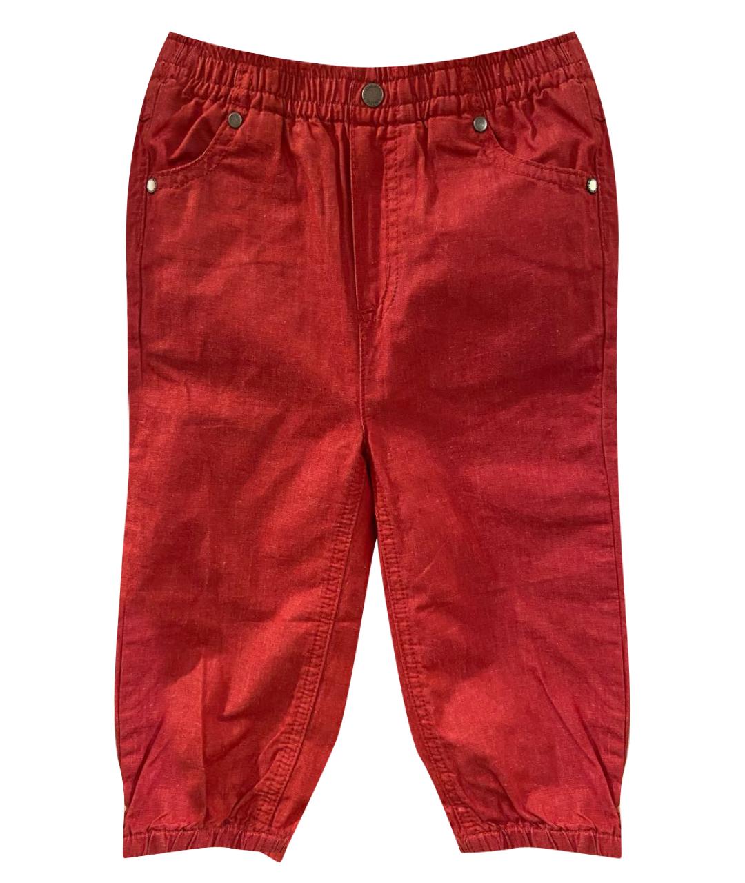 STELLA MCCARTNEY KIDS Коралловые хлопковые брюки и шорты, фото 1