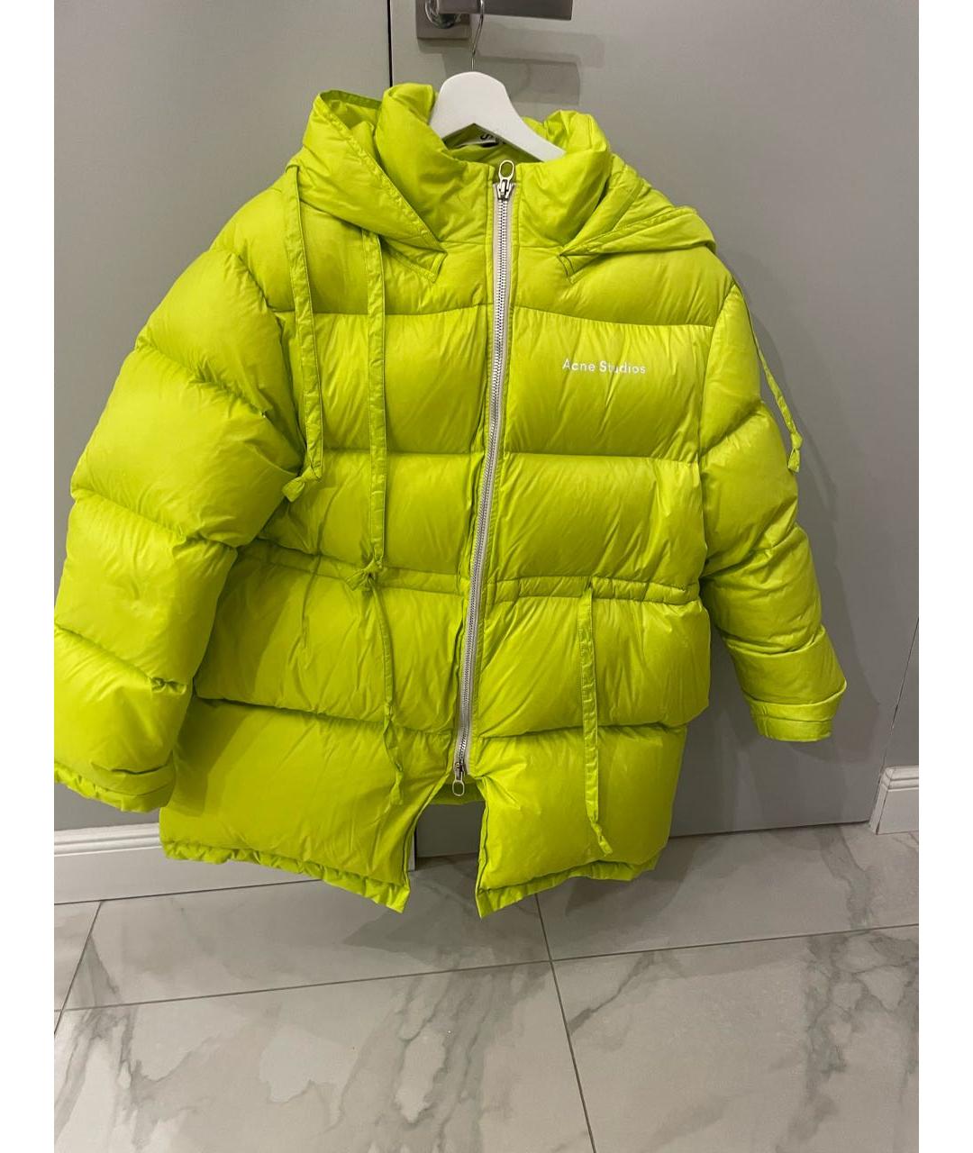 ACNE STUDIOS Салатовый пуховик, фото 8