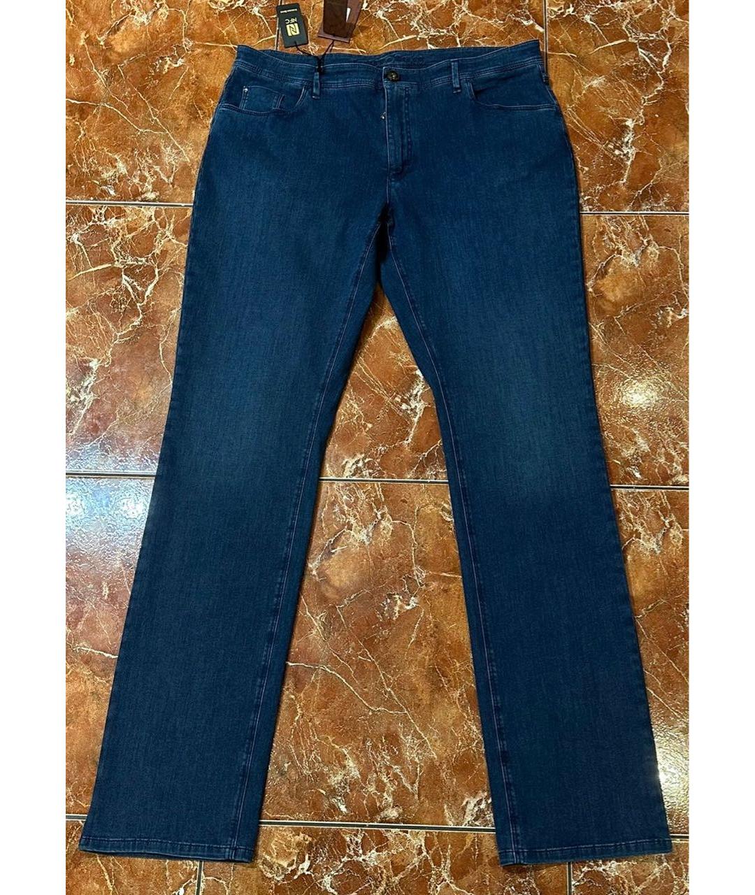 STEFANO RICCI Темно-синие джинсы, фото 5