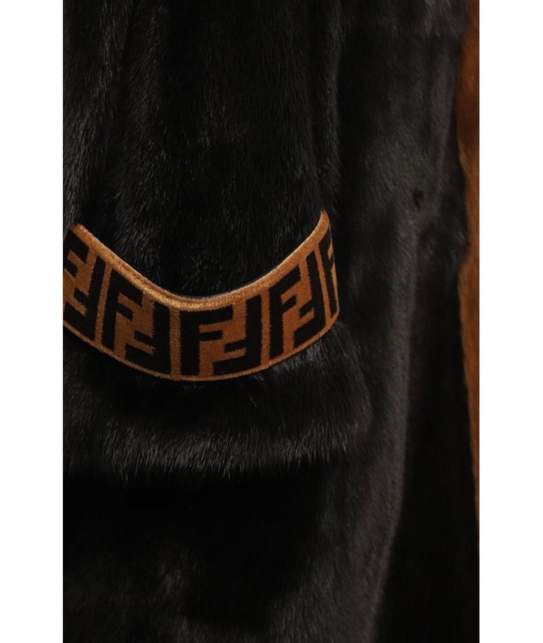 FENDI Мульти меховая шуба, фото 4