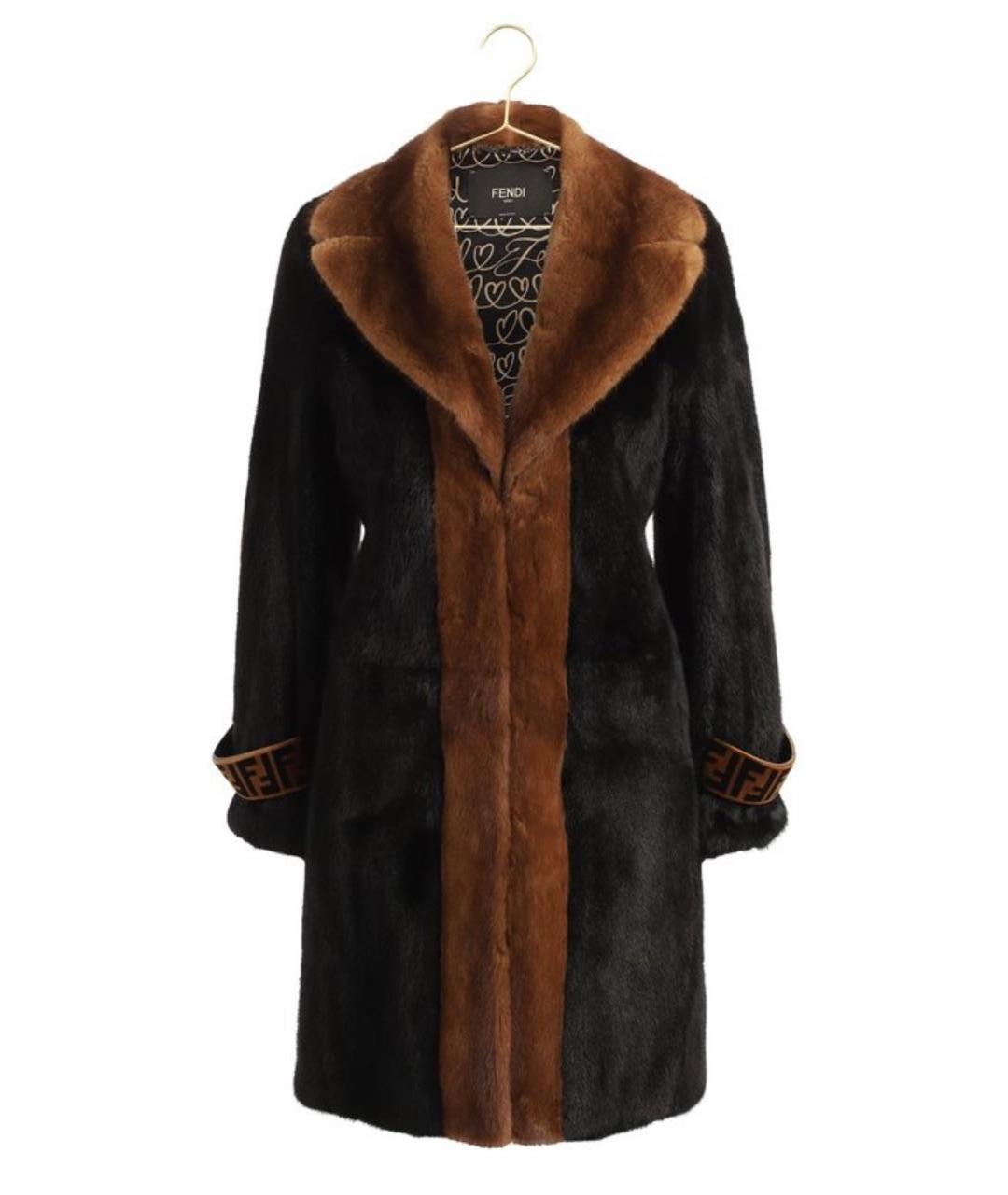 FENDI Мульти меховая шуба, фото 5