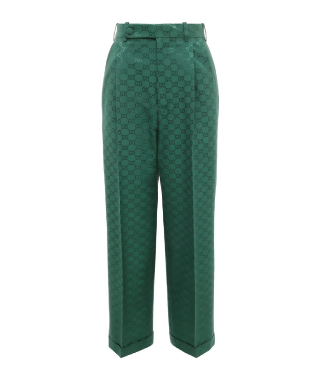 GUCCI Зеленый хлопковый костюм с брюками, фото 2