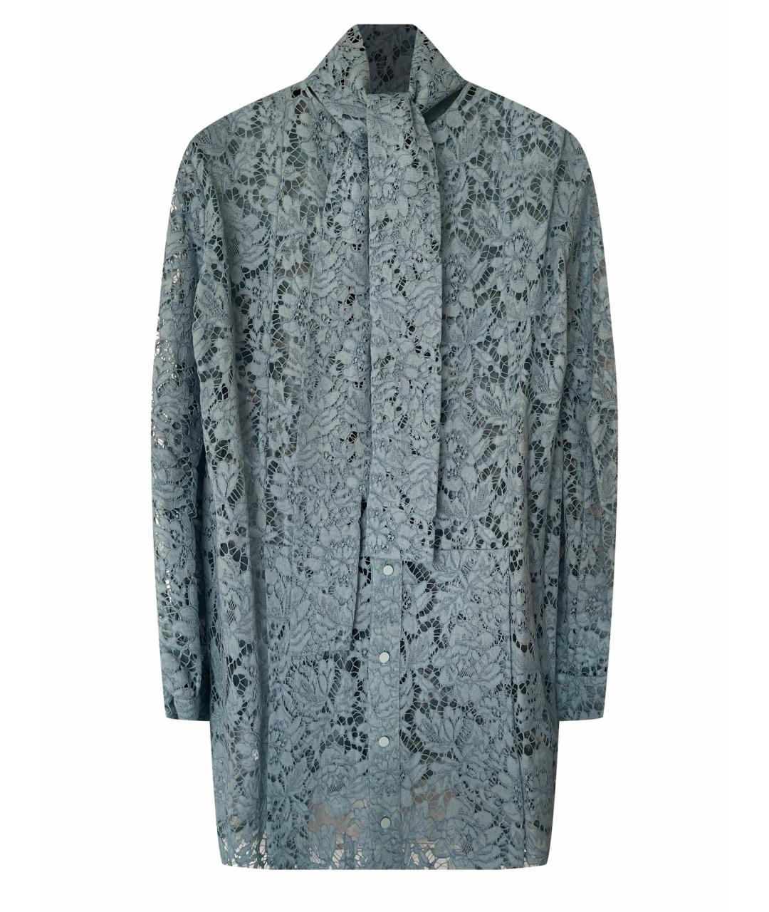 VALENTINO Голубая хлопковая рубашка, фото 1