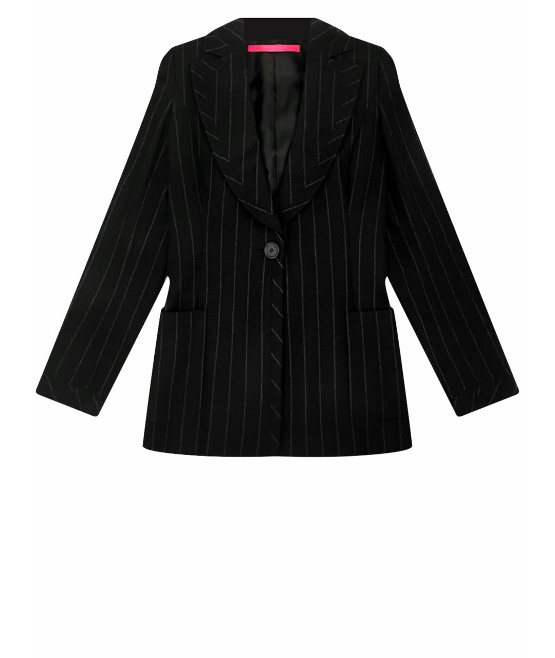 EMANUEL UNGARO Черный шерстяной жакет/пиджак, фото 1