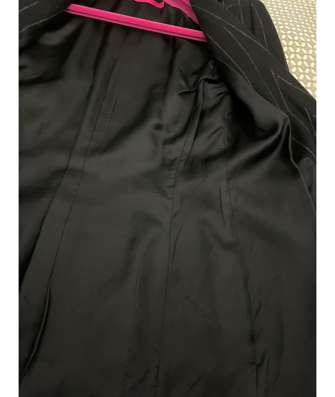 EMANUEL UNGARO Черный шерстяной жакет/пиджак, фото 6
