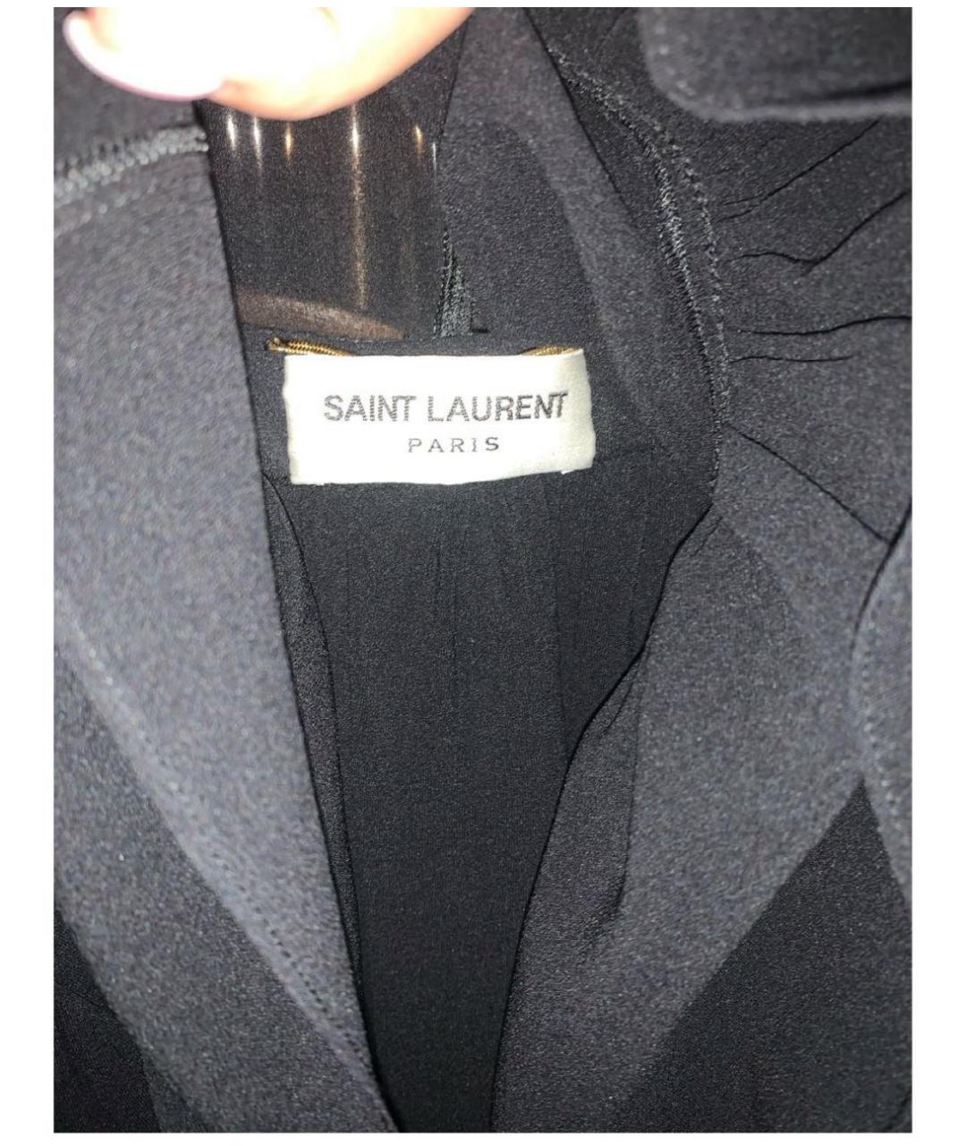 SAINT LAURENT Черное платье, фото 4