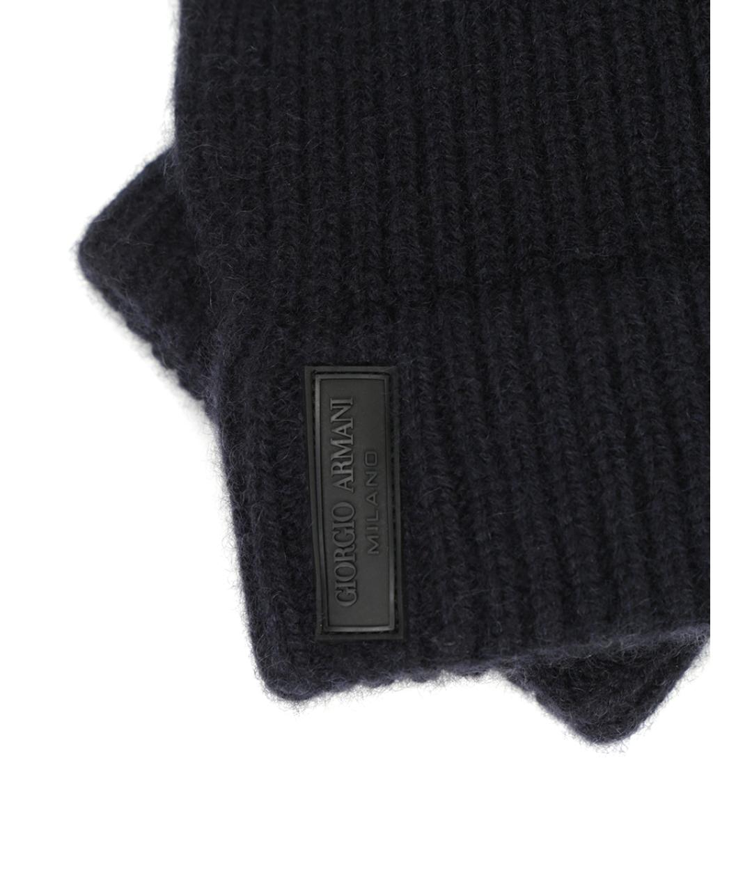 GIORGIO ARMANI Синие перчатки, фото 3