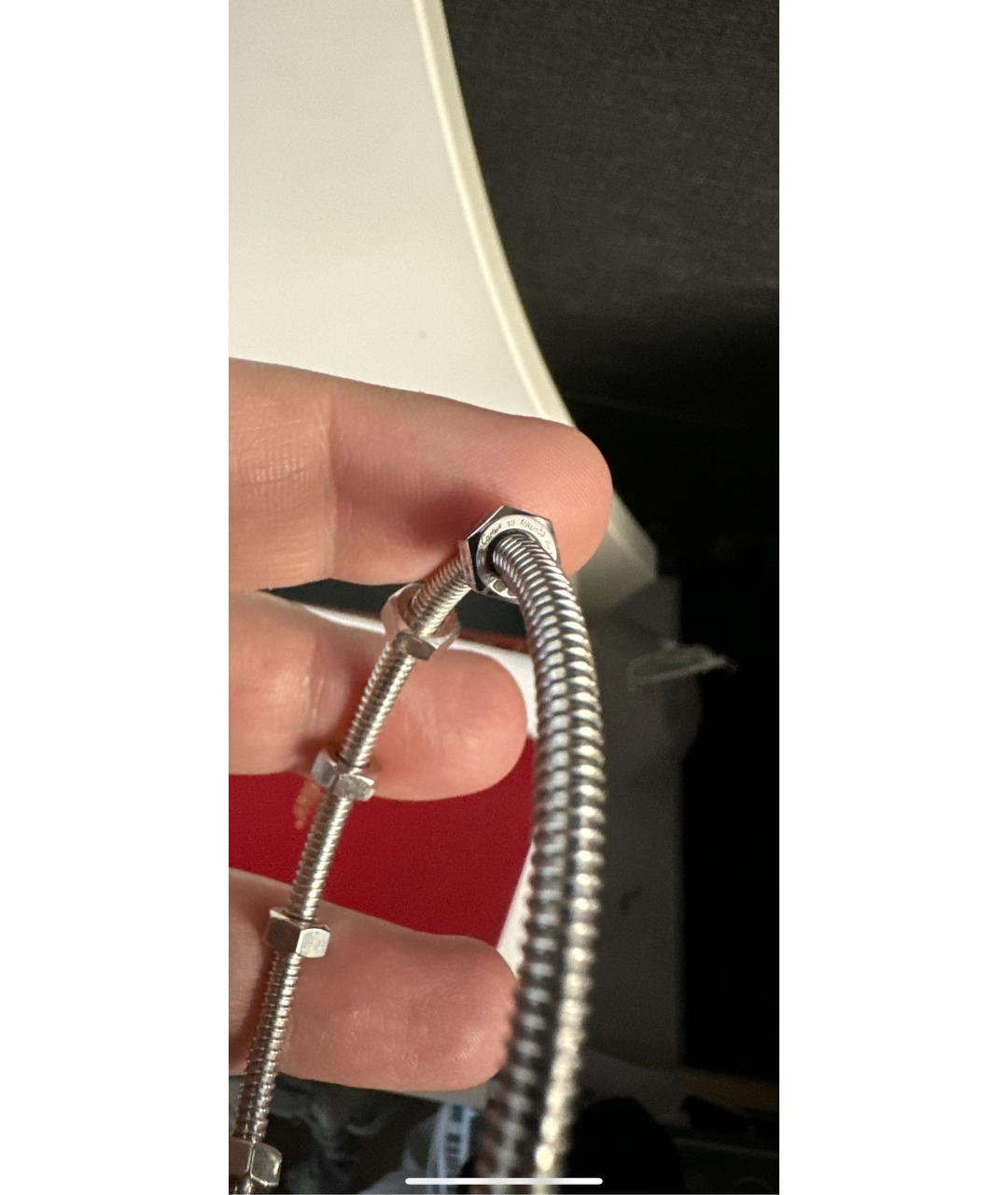 CARTIER Серебрянный браслет из белого золота, фото 4