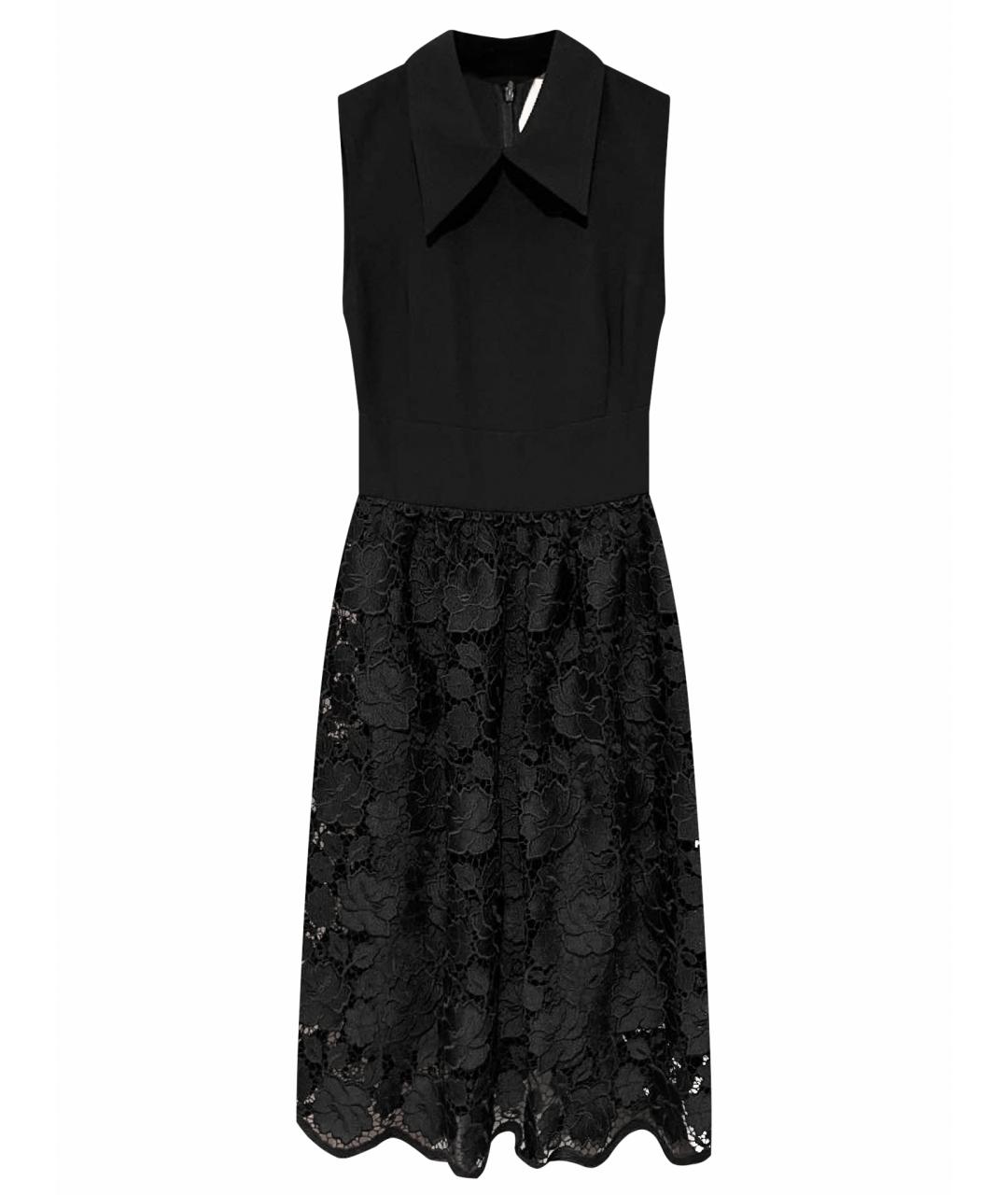 NO. 21 Черное хлопковое вечернее платье, фото 1