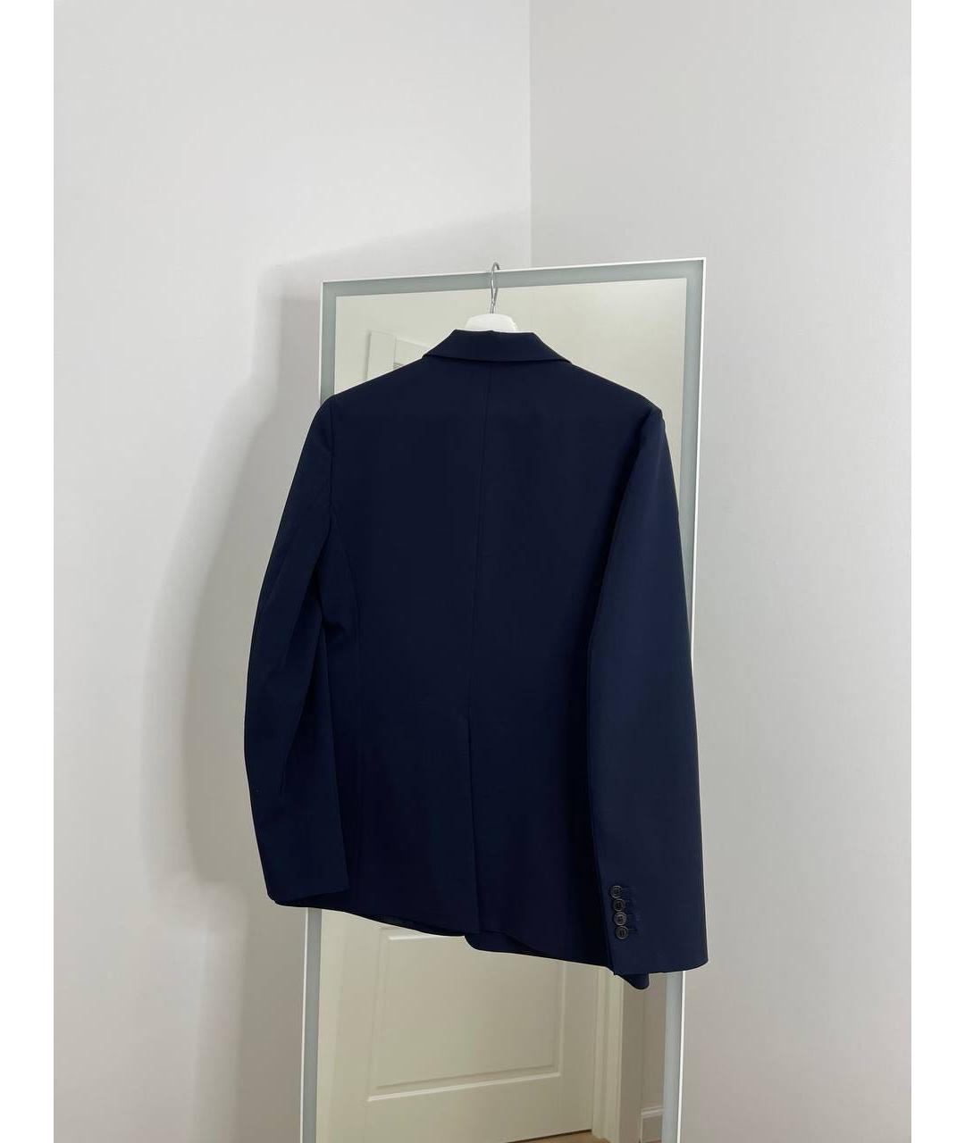 PRADA Темно-синий вискозный жакет/пиджак, фото 8