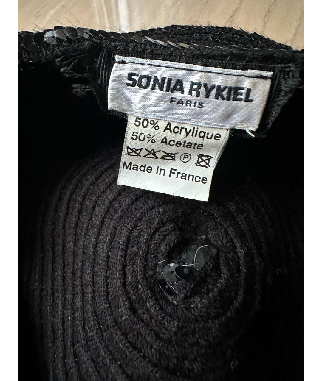 SONIA RYKIEL Черная кепка, фото 4