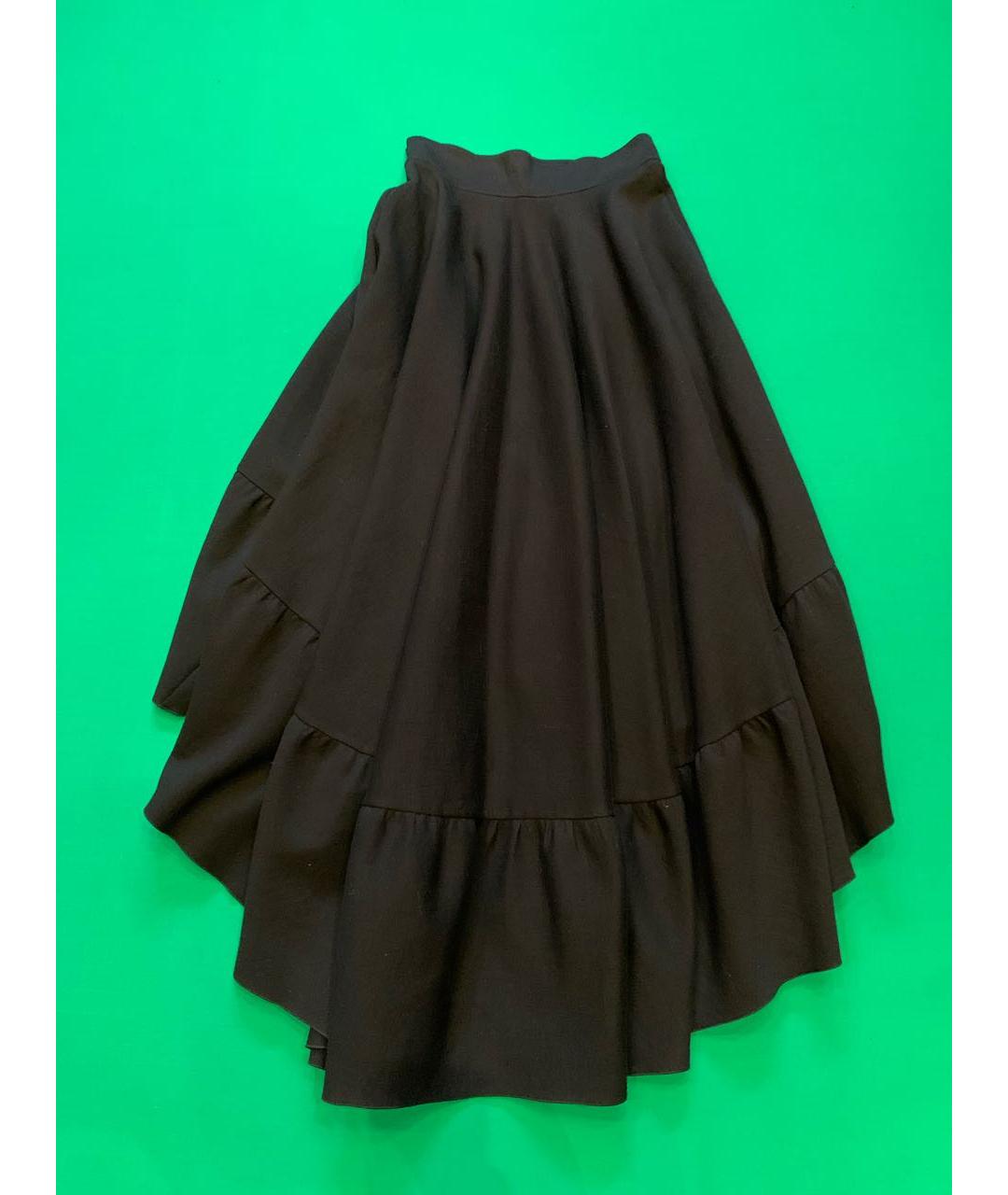 ANTONIO BERARDI Черная хлопковая юбка макси, фото 2