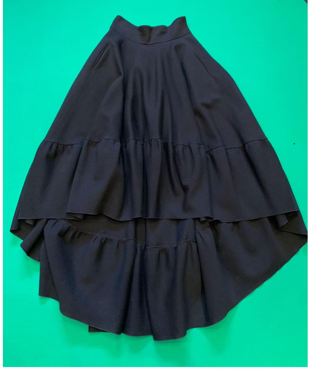 ANTONIO BERARDI Черная хлопковая юбка макси, фото 6