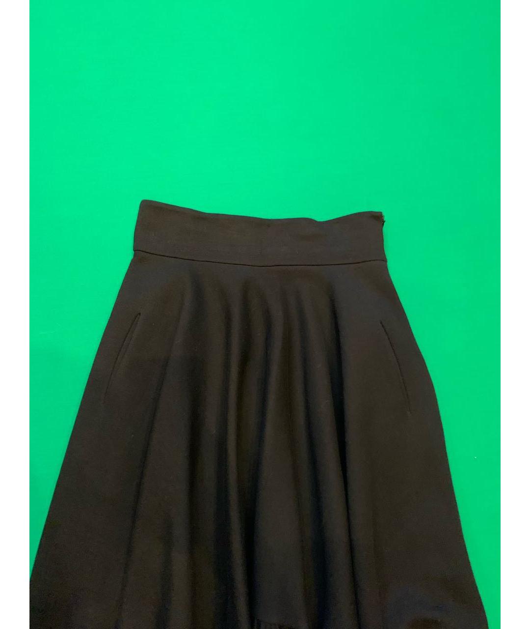 ANTONIO BERARDI Черная хлопковая юбка макси, фото 3